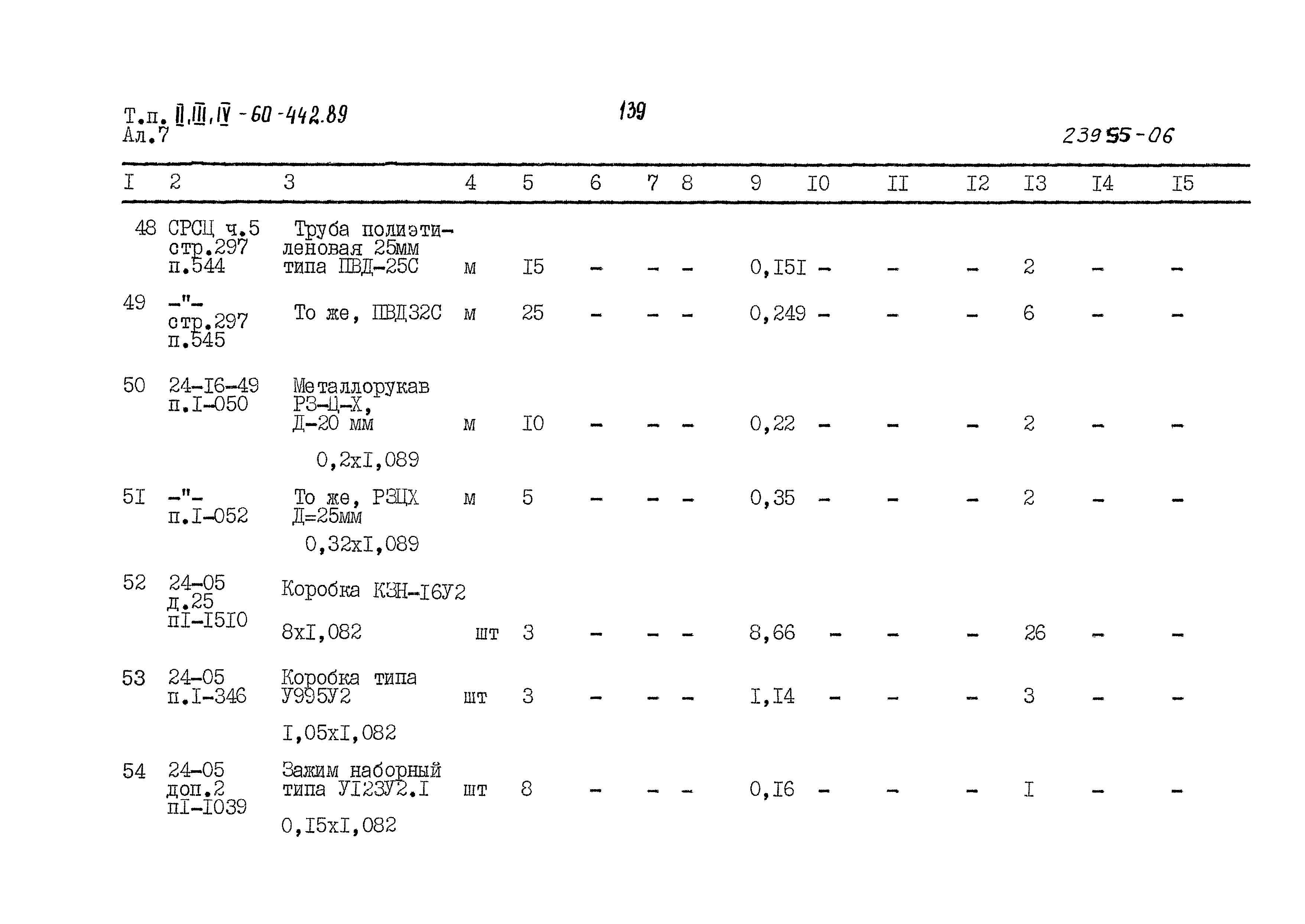 Типовой проект А-II,III,IV-60-442.89