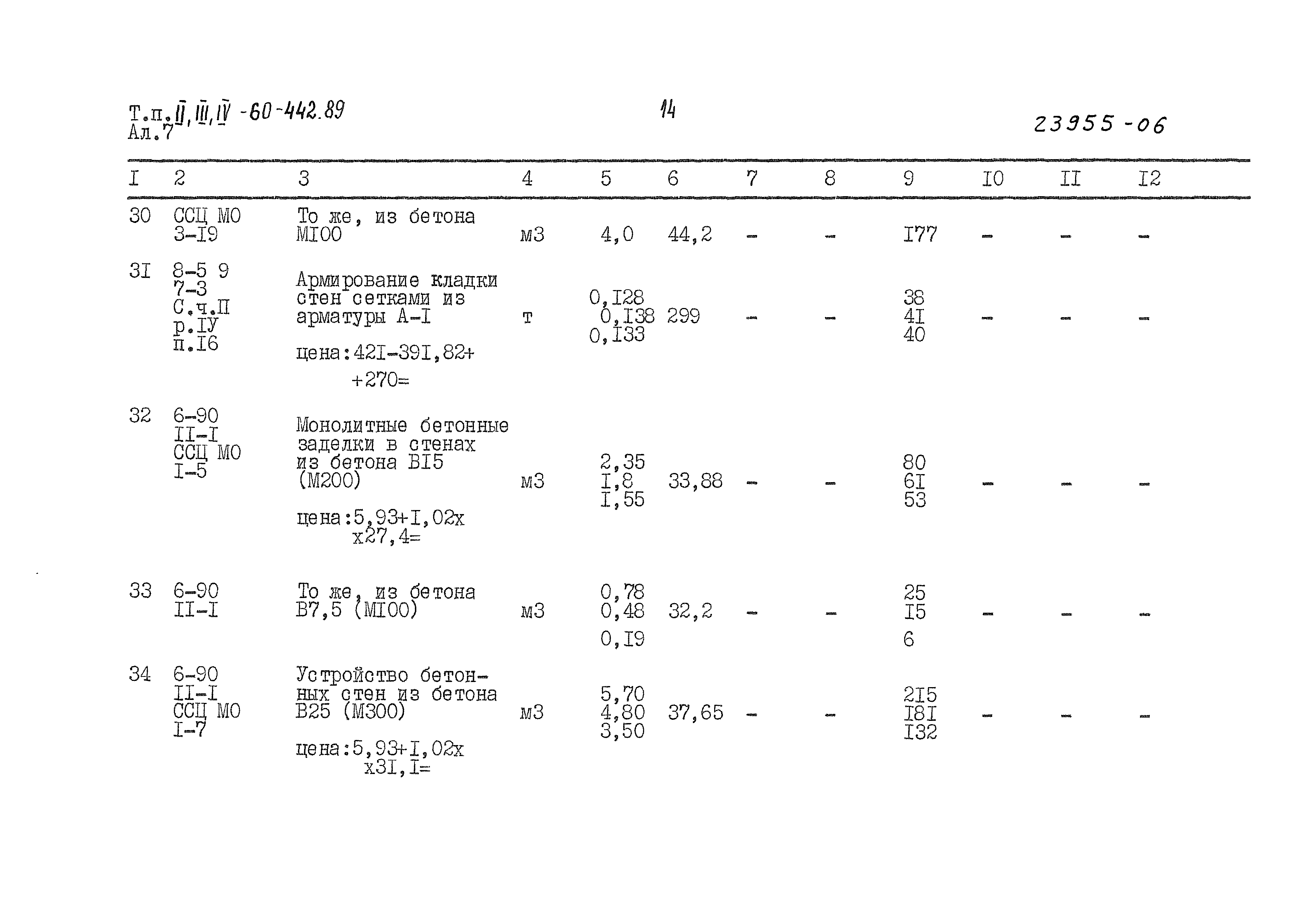 Типовой проект А-II,III,IV-60-442.89