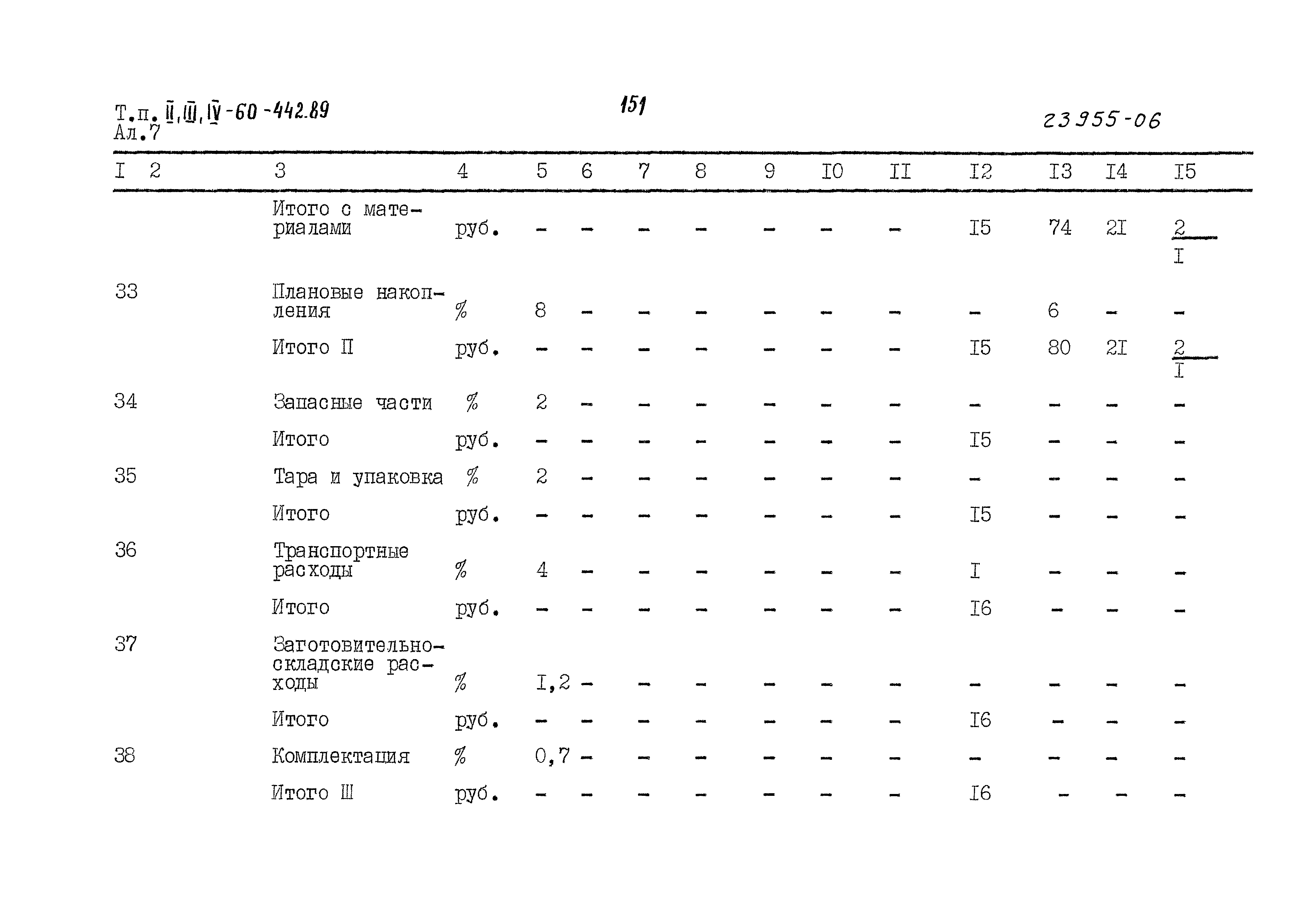 Типовой проект А-II,III,IV-60-442.89