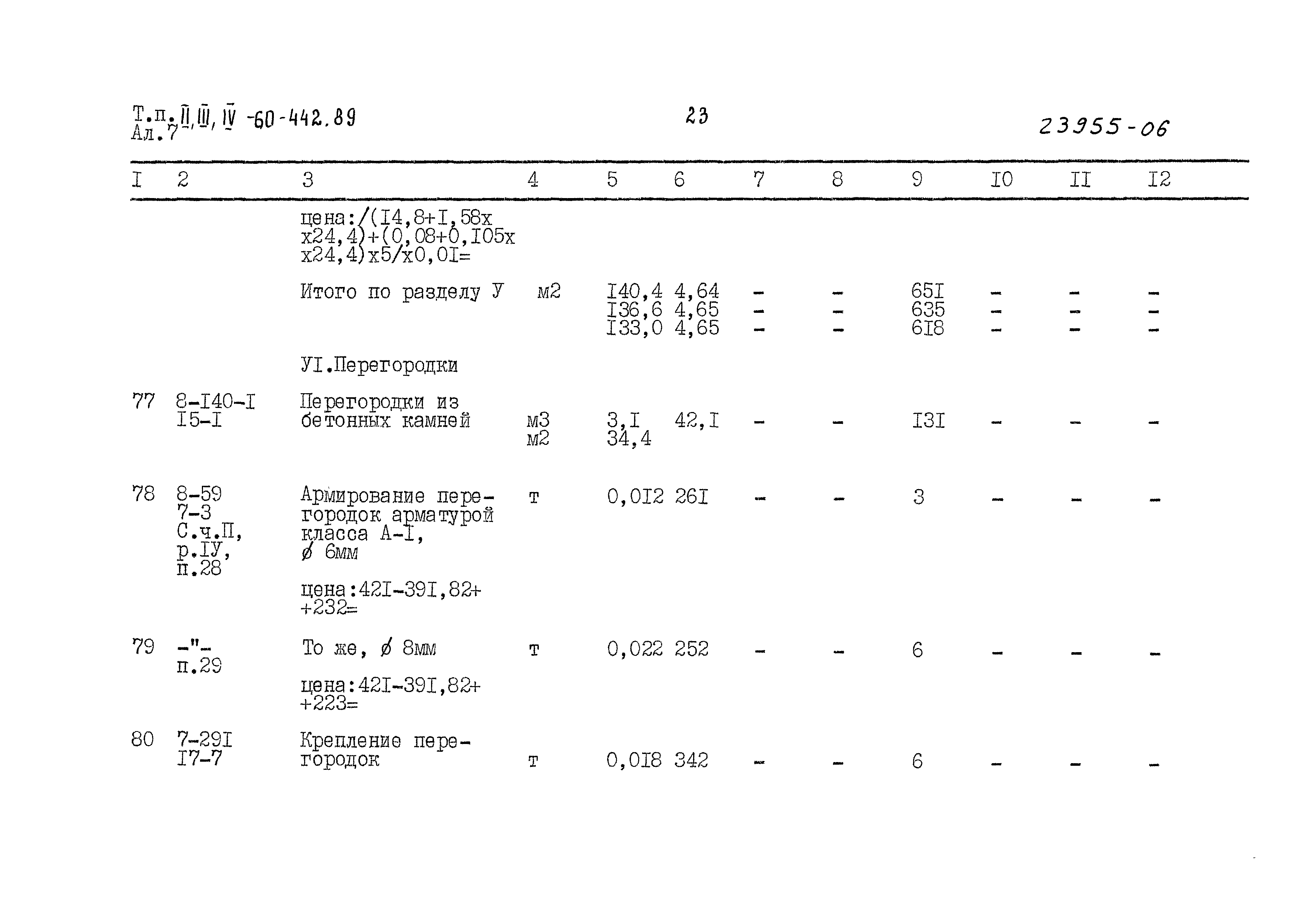 Типовой проект А-II,III,IV-60-442.89