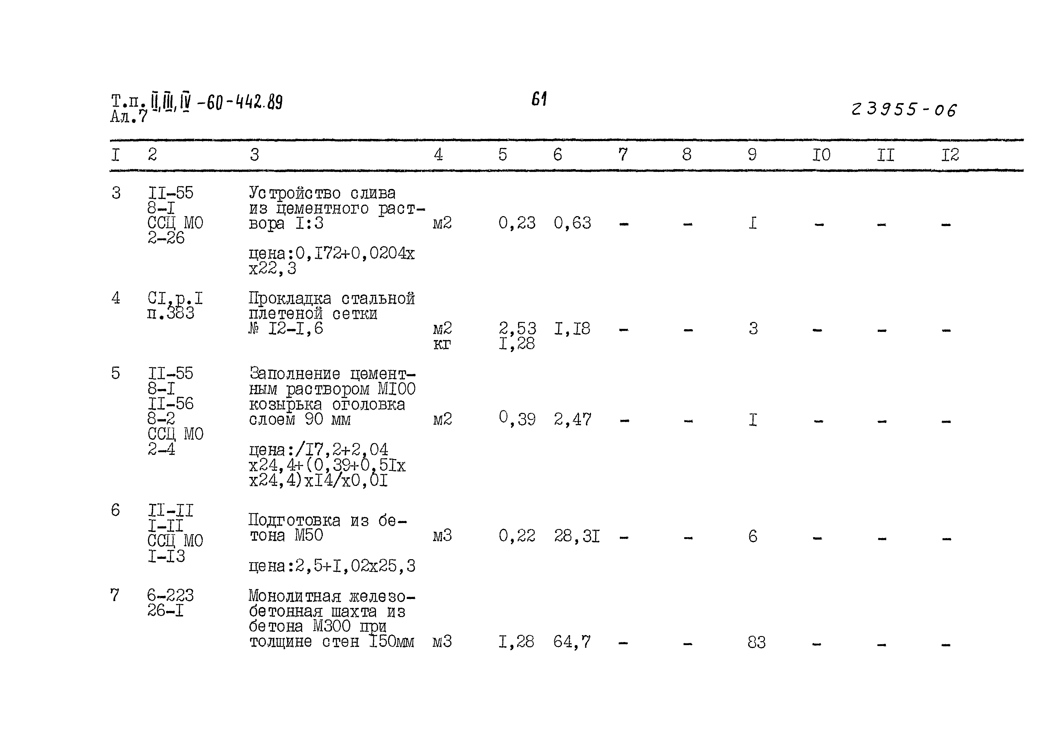 Типовой проект А-II,III,IV-60-442.89