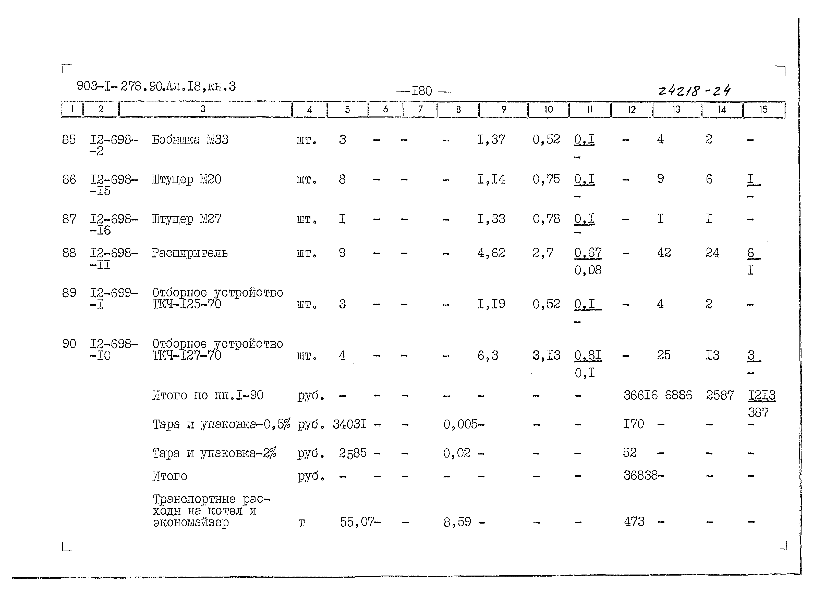 Типовой проект 903-1-279.90