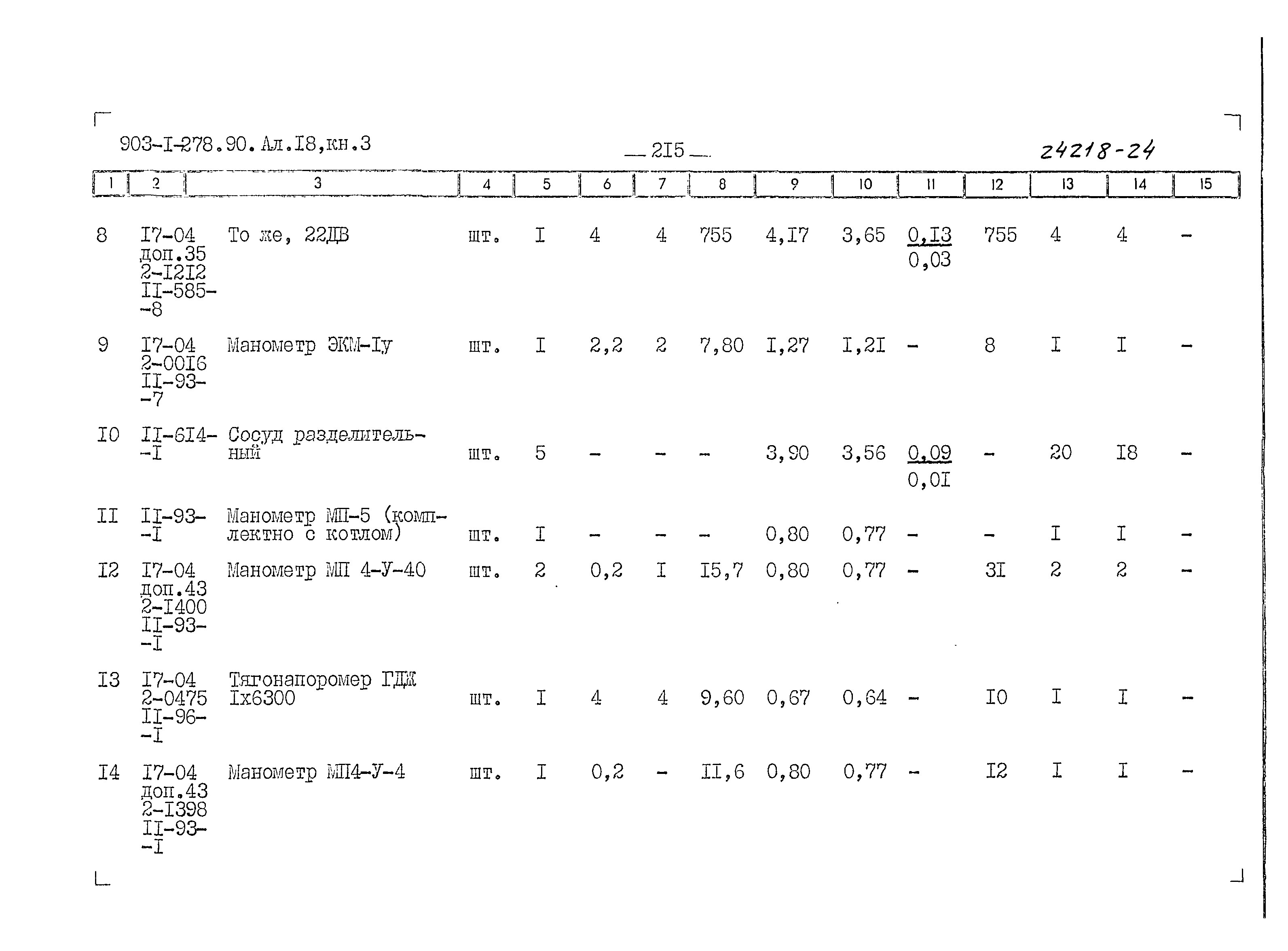 Типовой проект 903-1-278.90