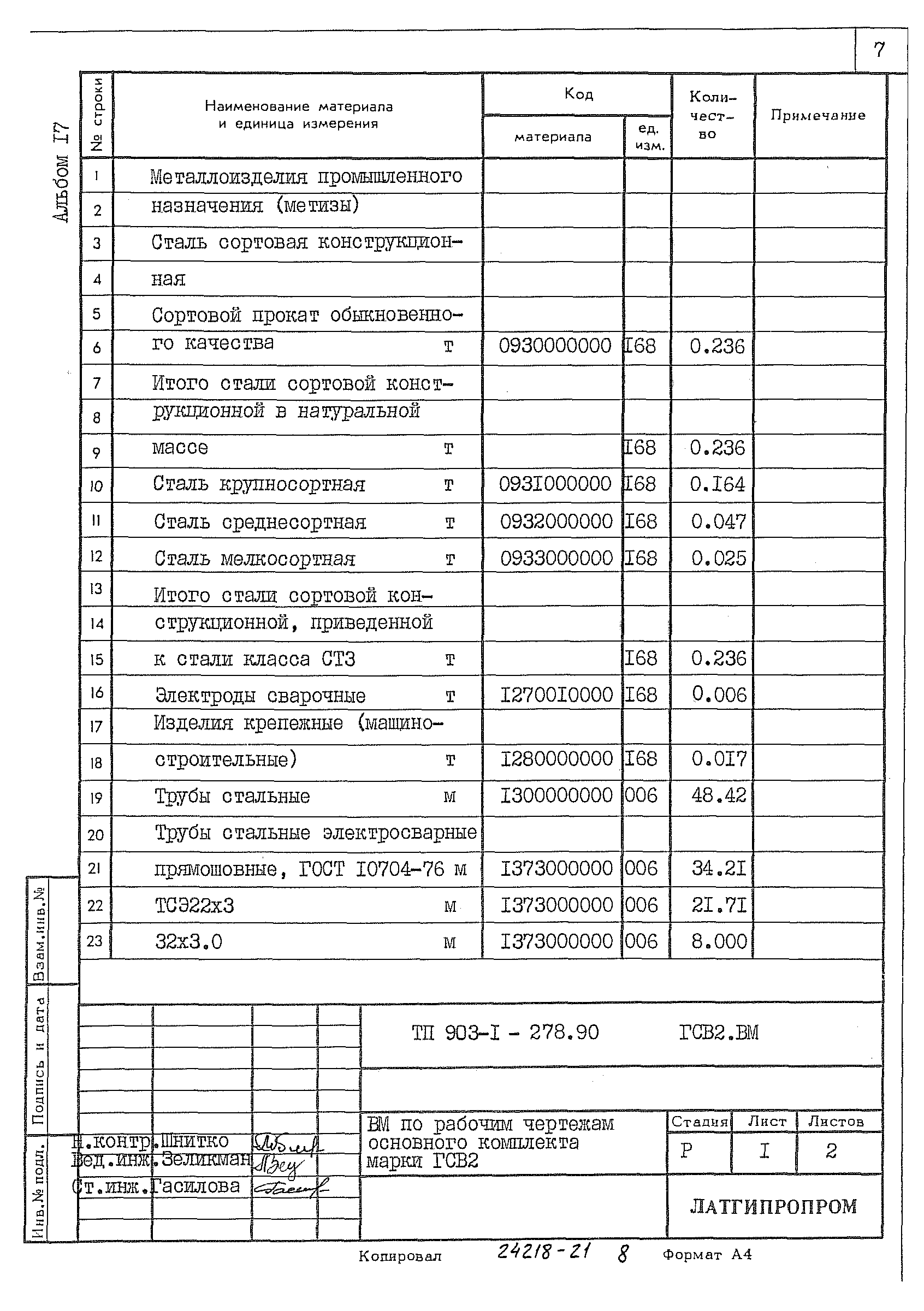 Типовой проект 903-1-278.90