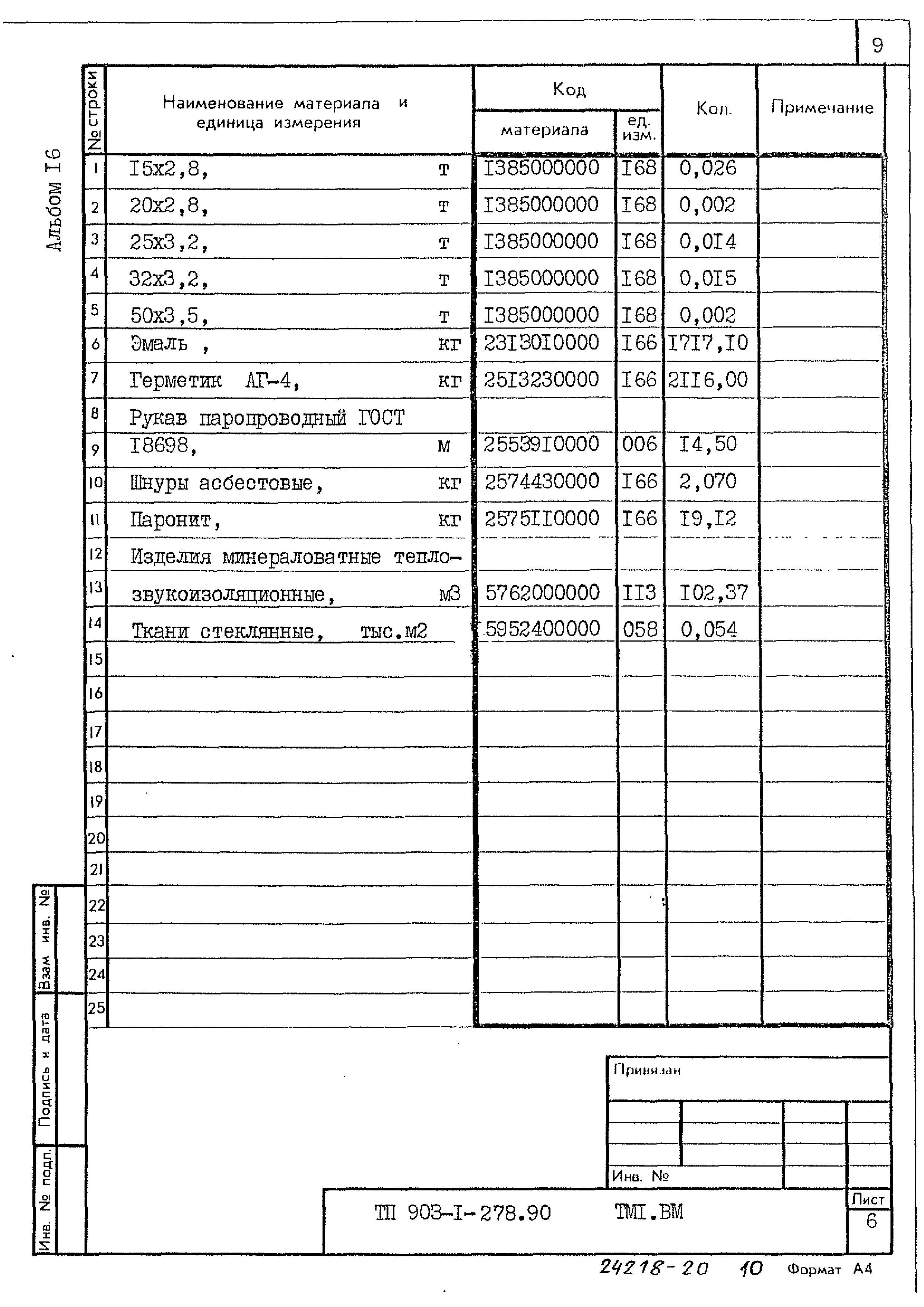 Типовой проект 903-1-278.90