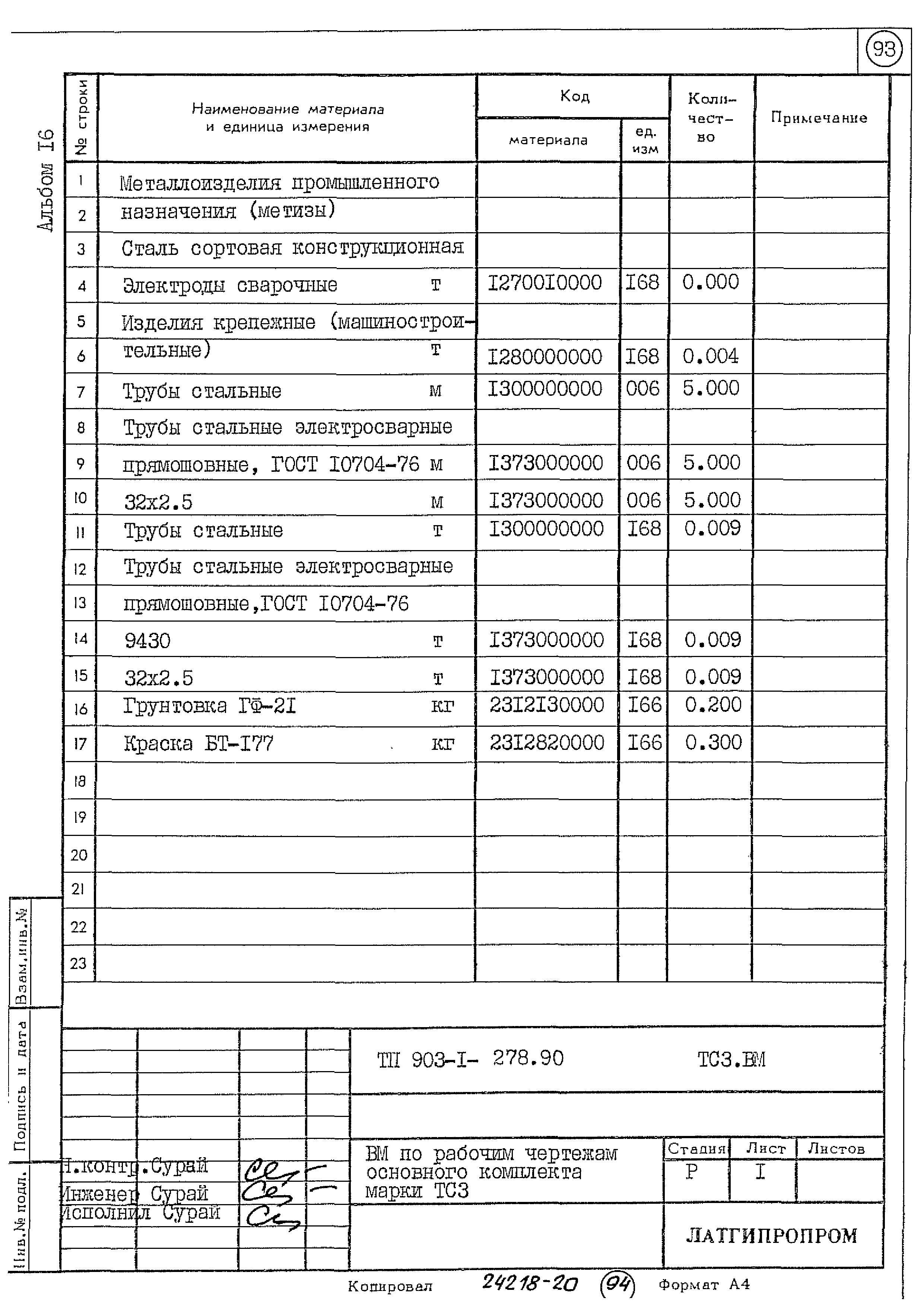 Типовой проект 903-1-278.90