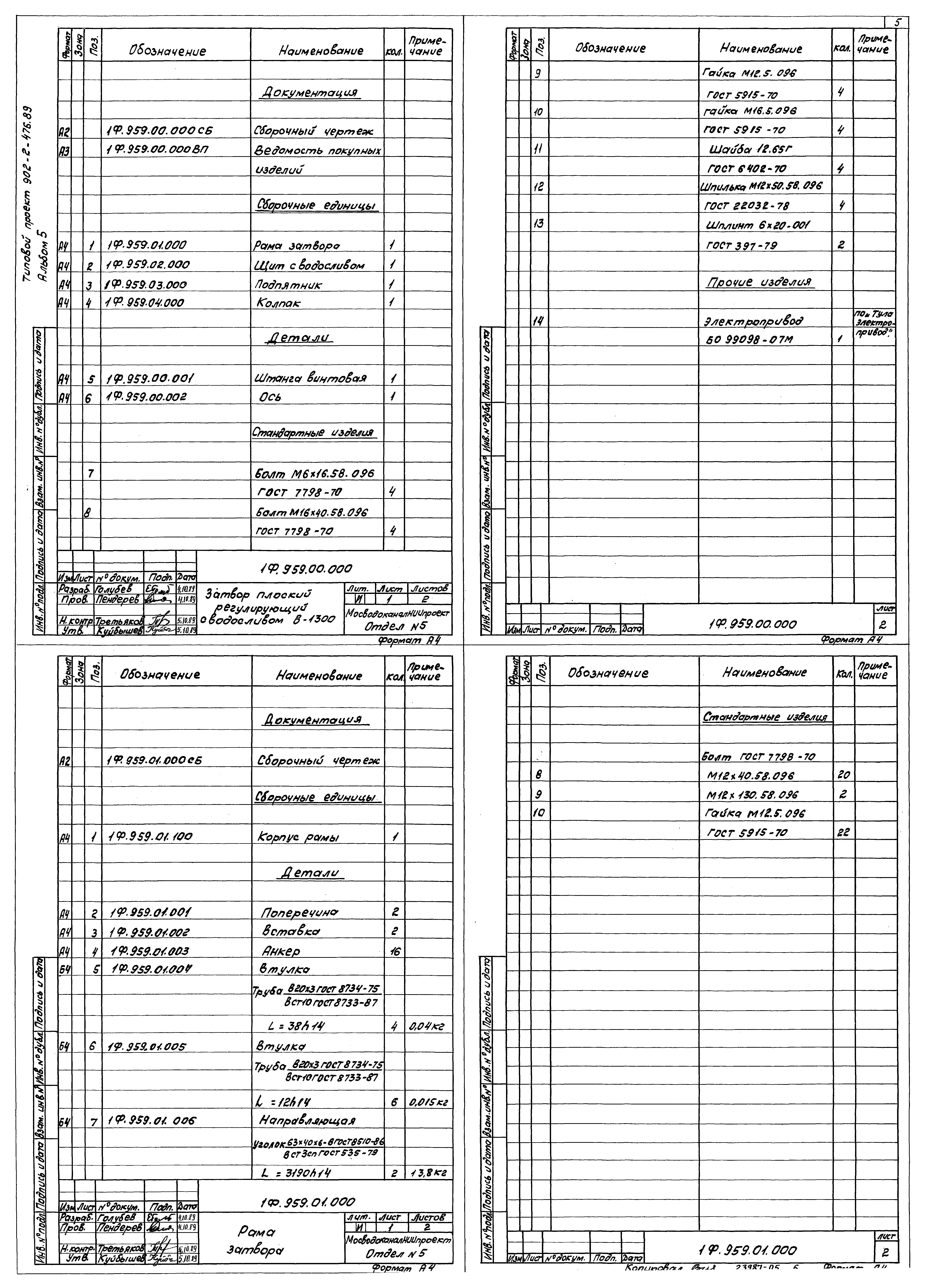 Типовой проект 902-2-476.89