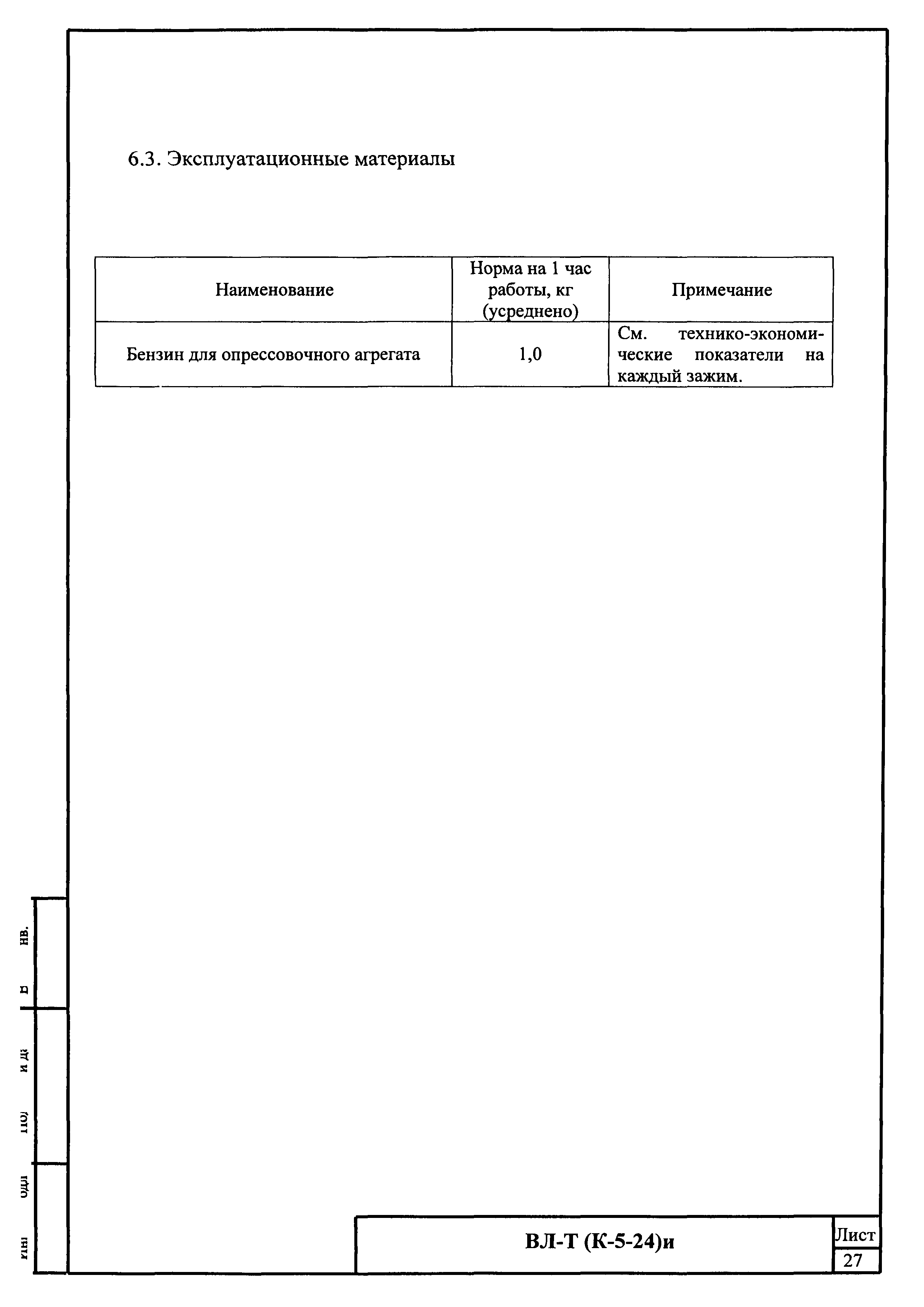 Технологическая карта К-5-24-2и