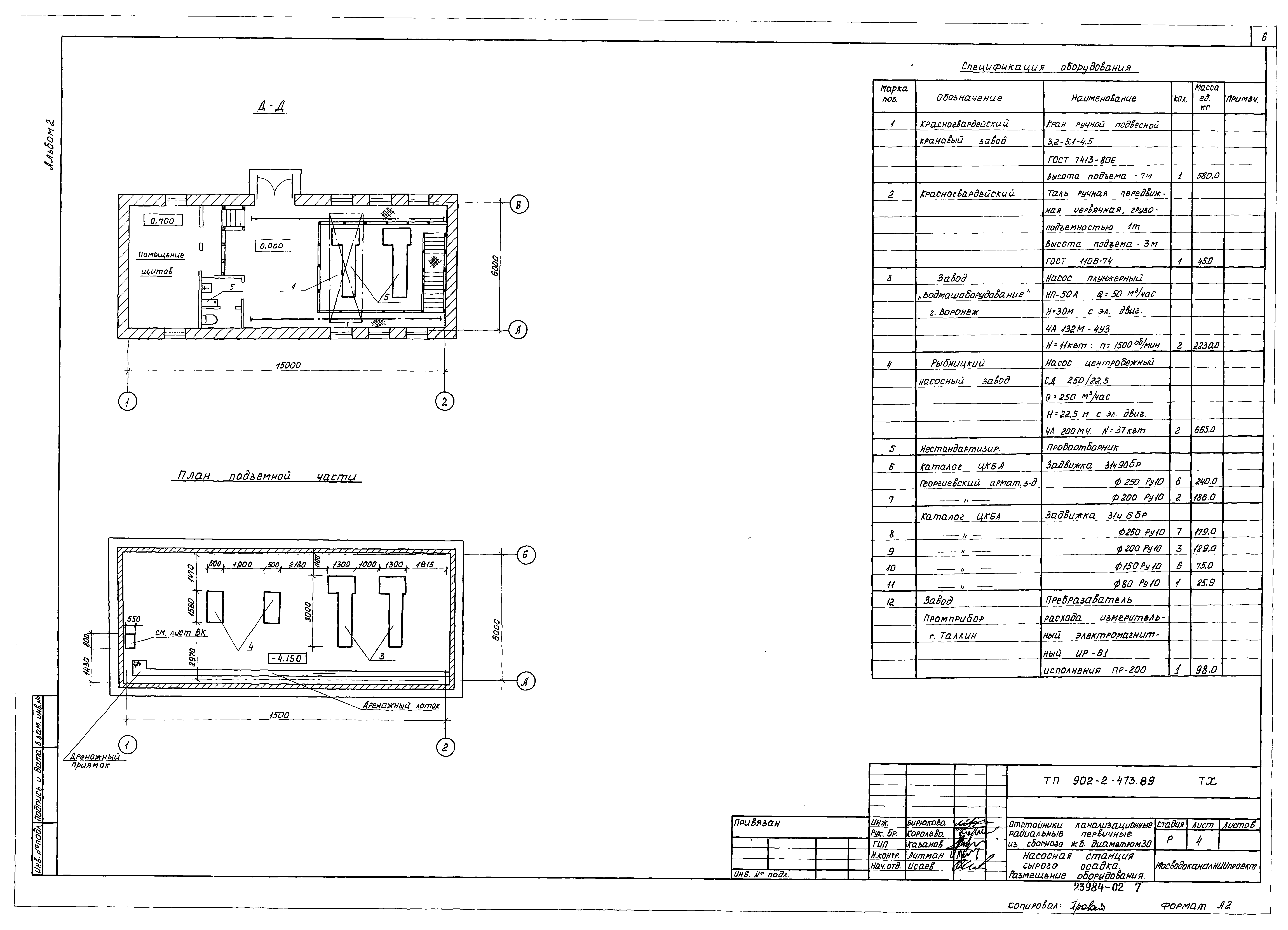 Типовой проект 902-2-473.89