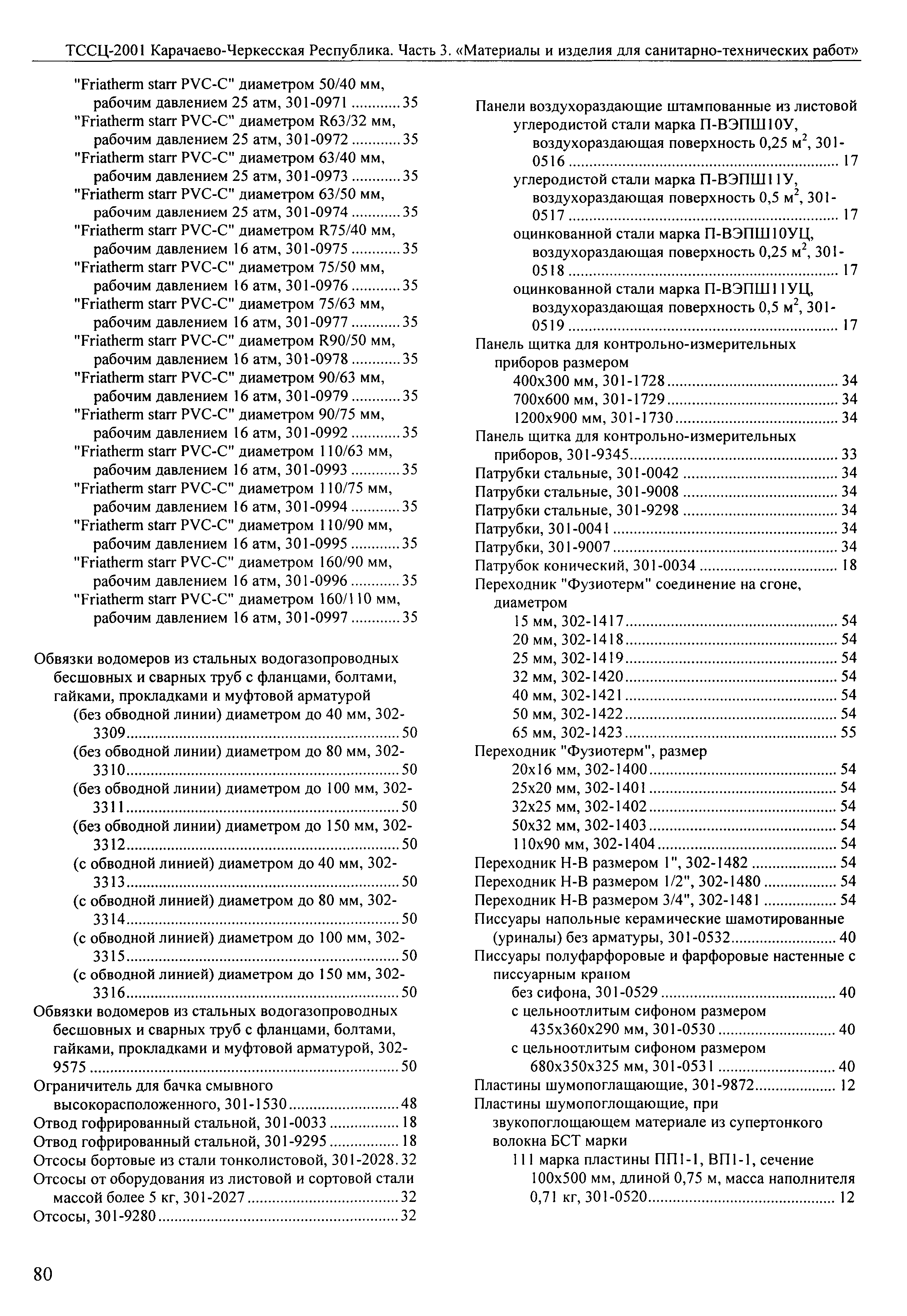 ТССЦ Карачаево-Черкесская Республика 03-2001