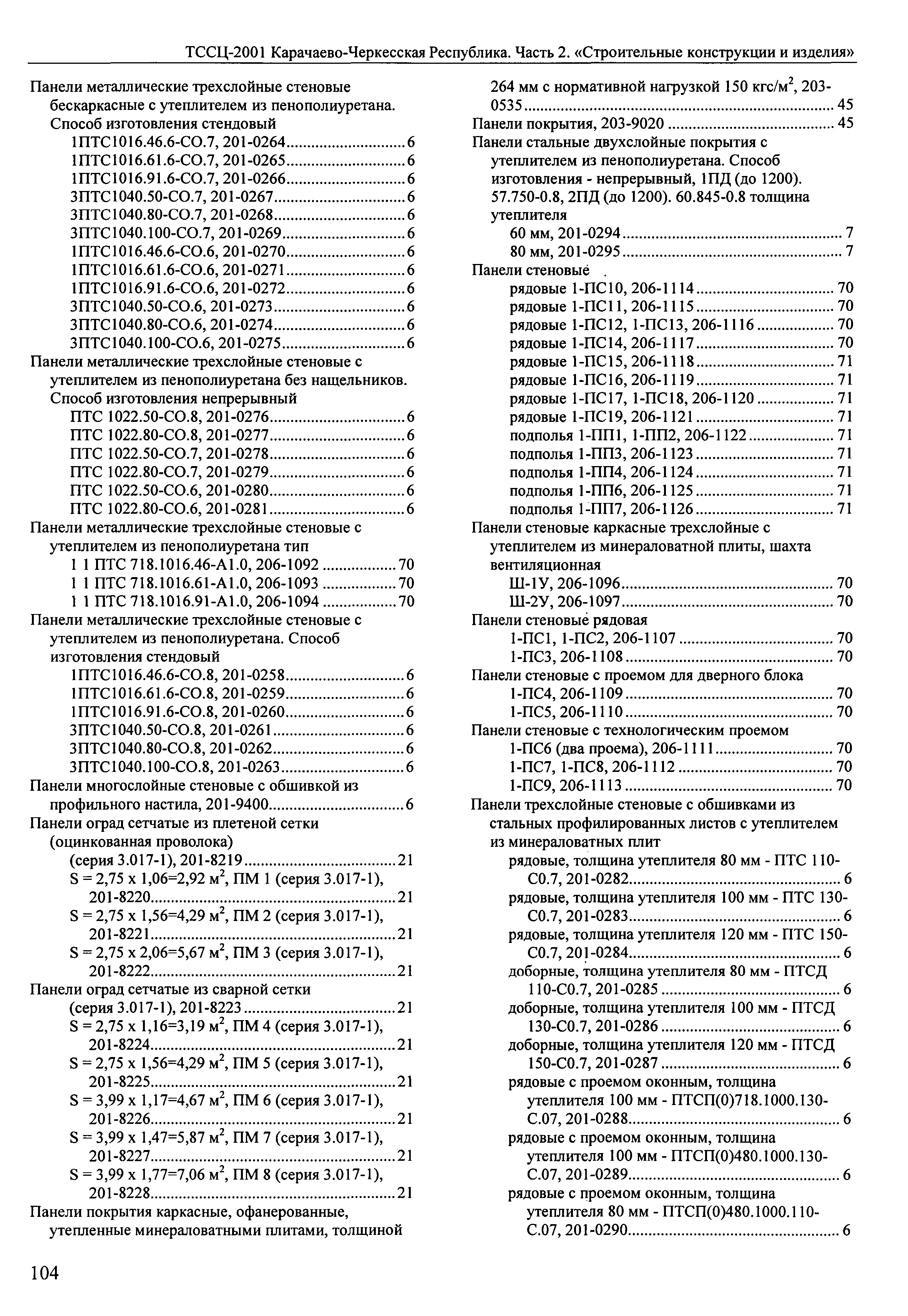 ТССЦ Карачаево-Черкесская Республика 02-2001