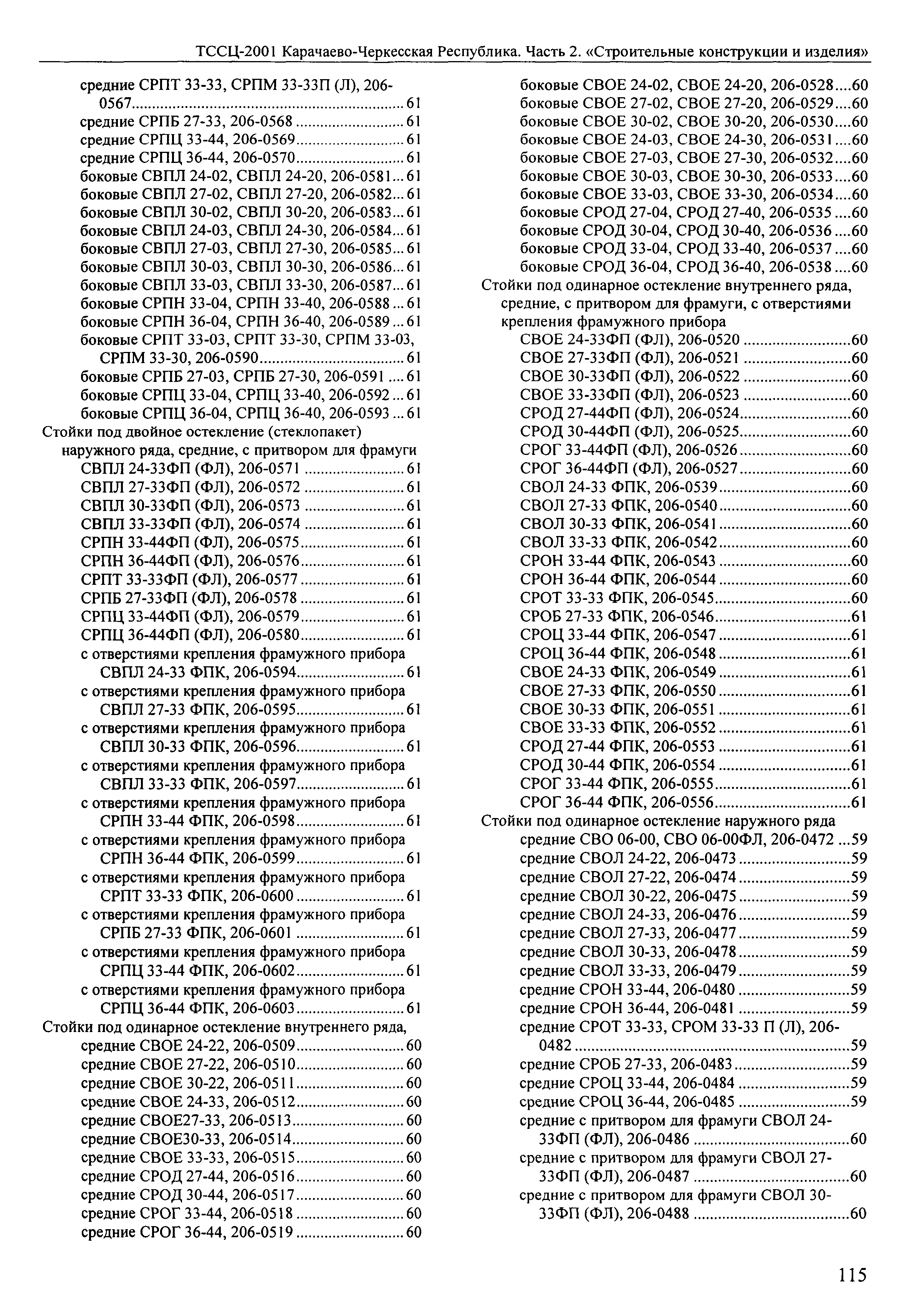 ТССЦ Карачаево-Черкесская Республика 02-2001