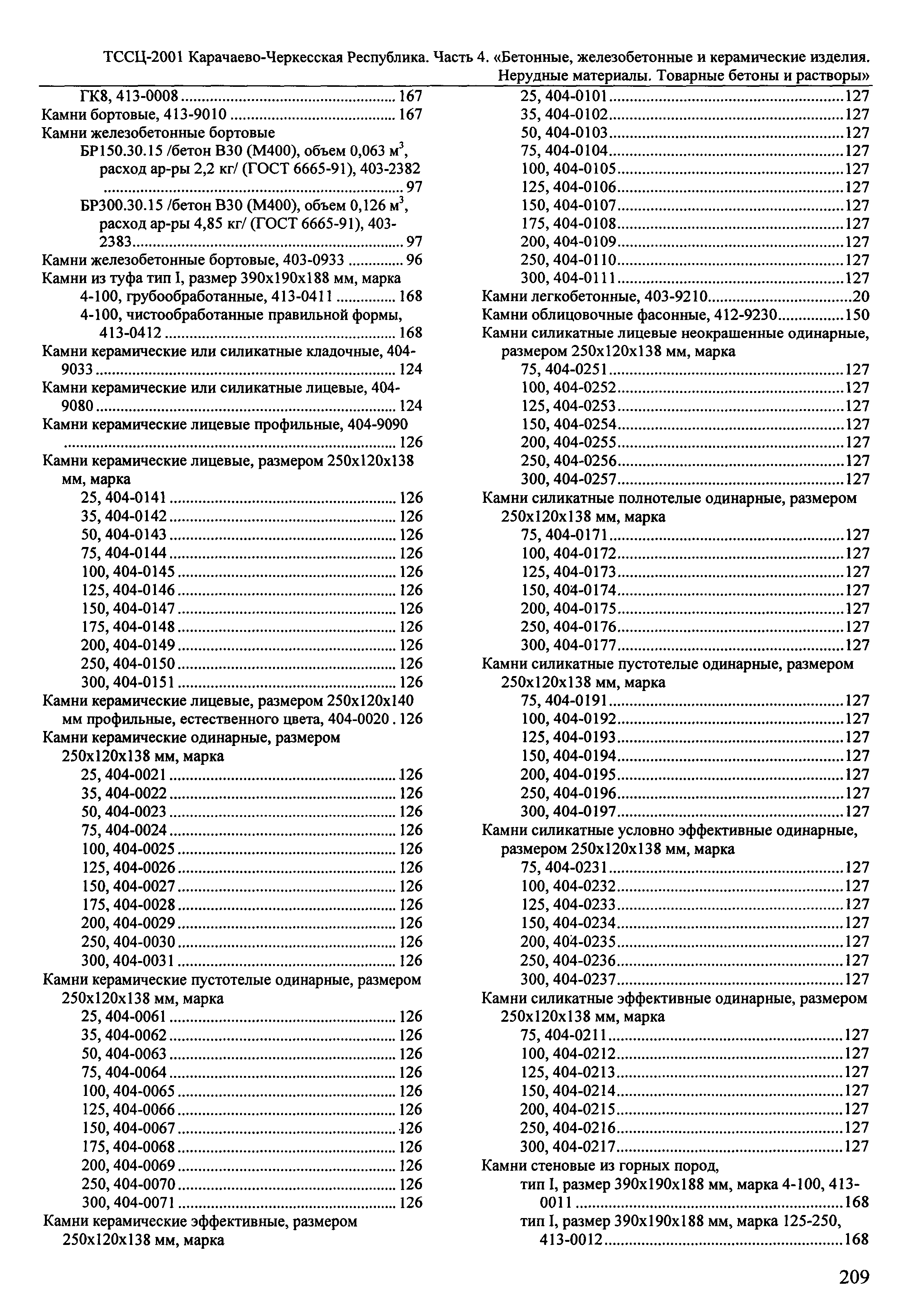 ТССЦ Карачаево-Черкесская Республика 04-2001