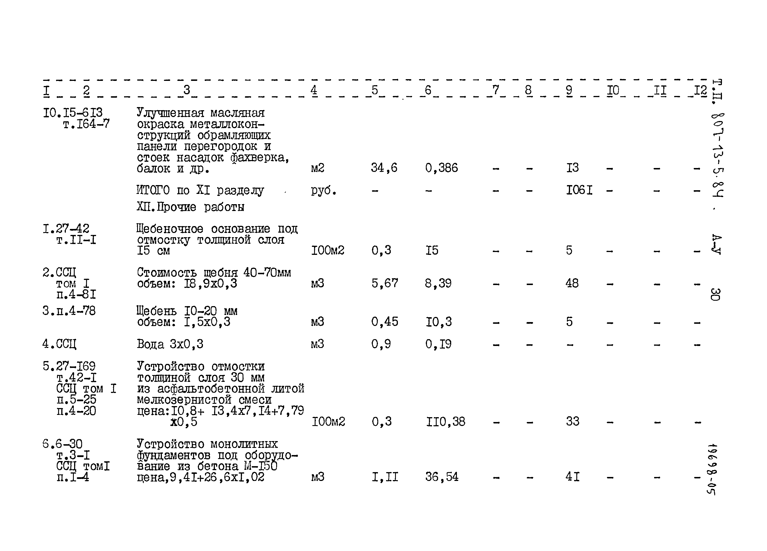 Типовой проект 807-13-5.84