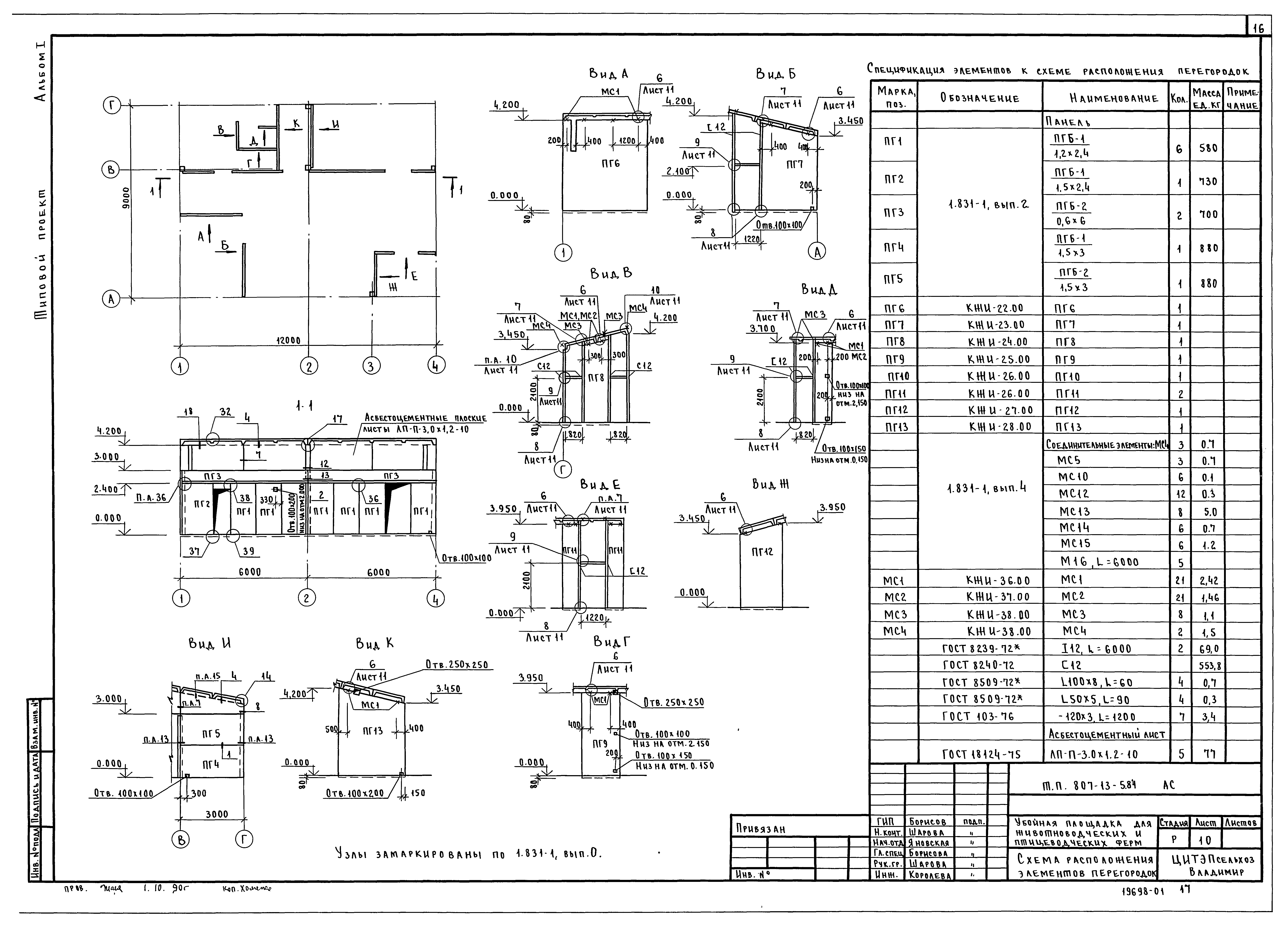 Типовой проект 807-13-5.84