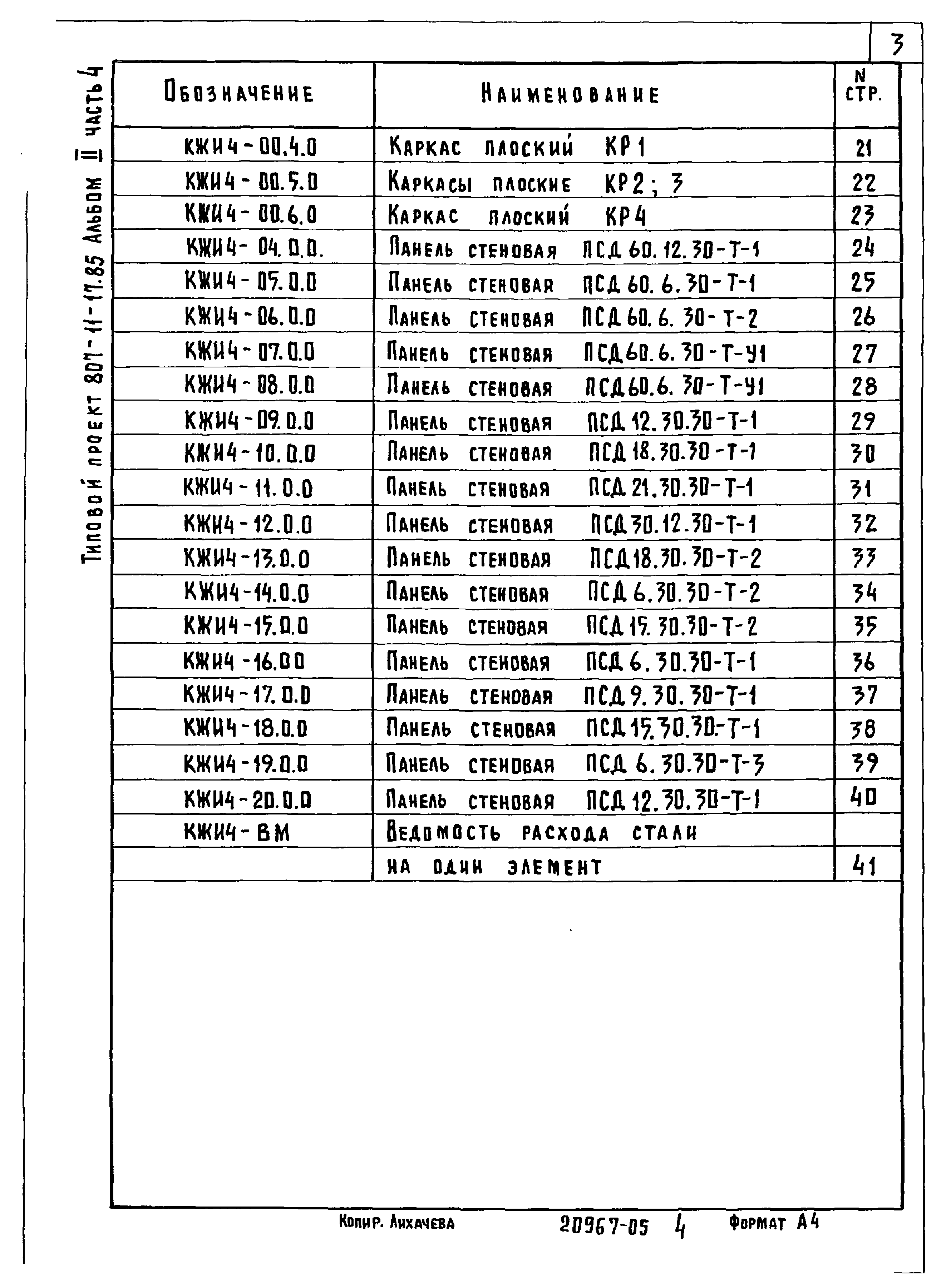 Типовой проект 807-11-17.85