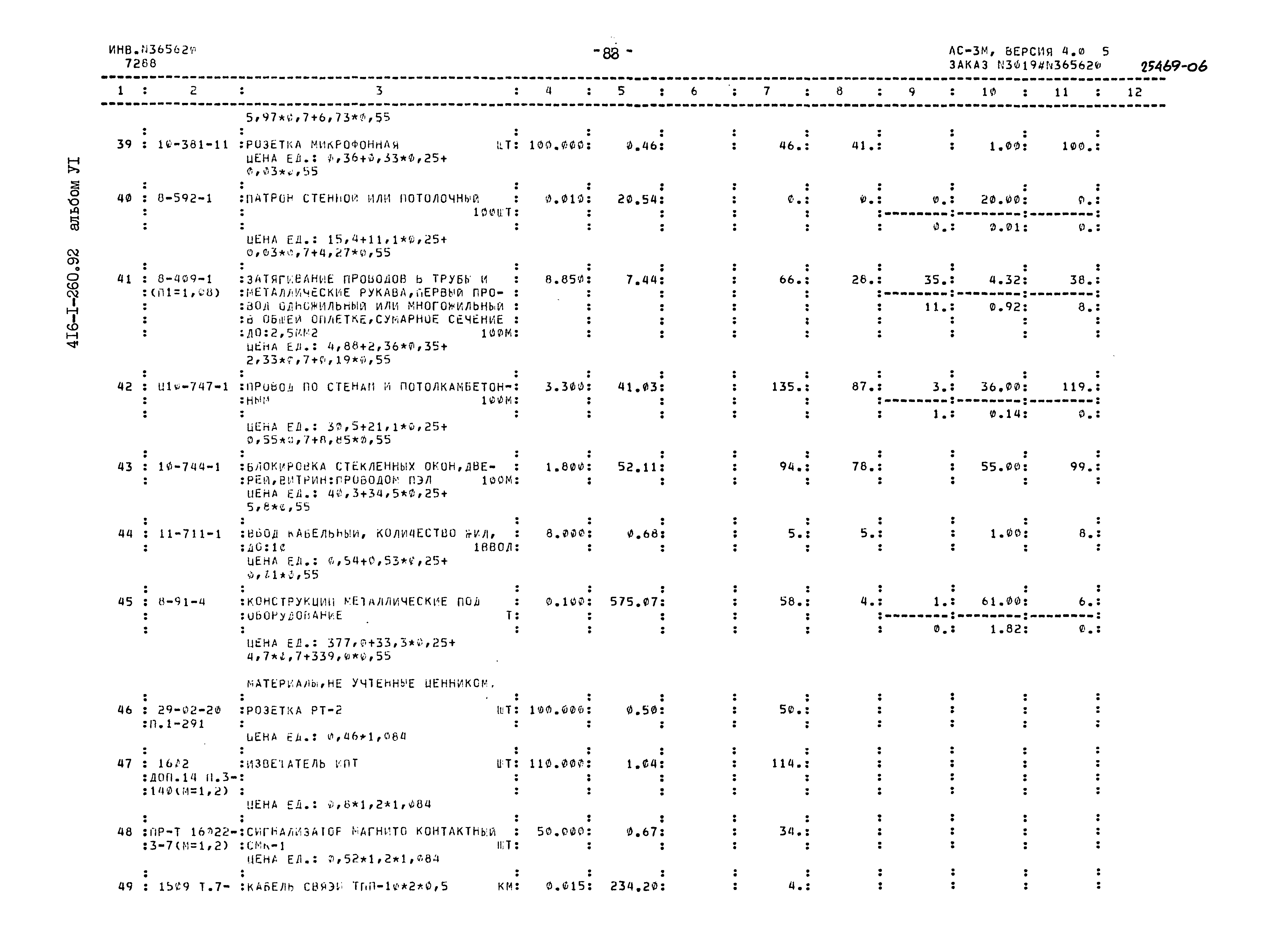 Типовой проект 416-1-260.92