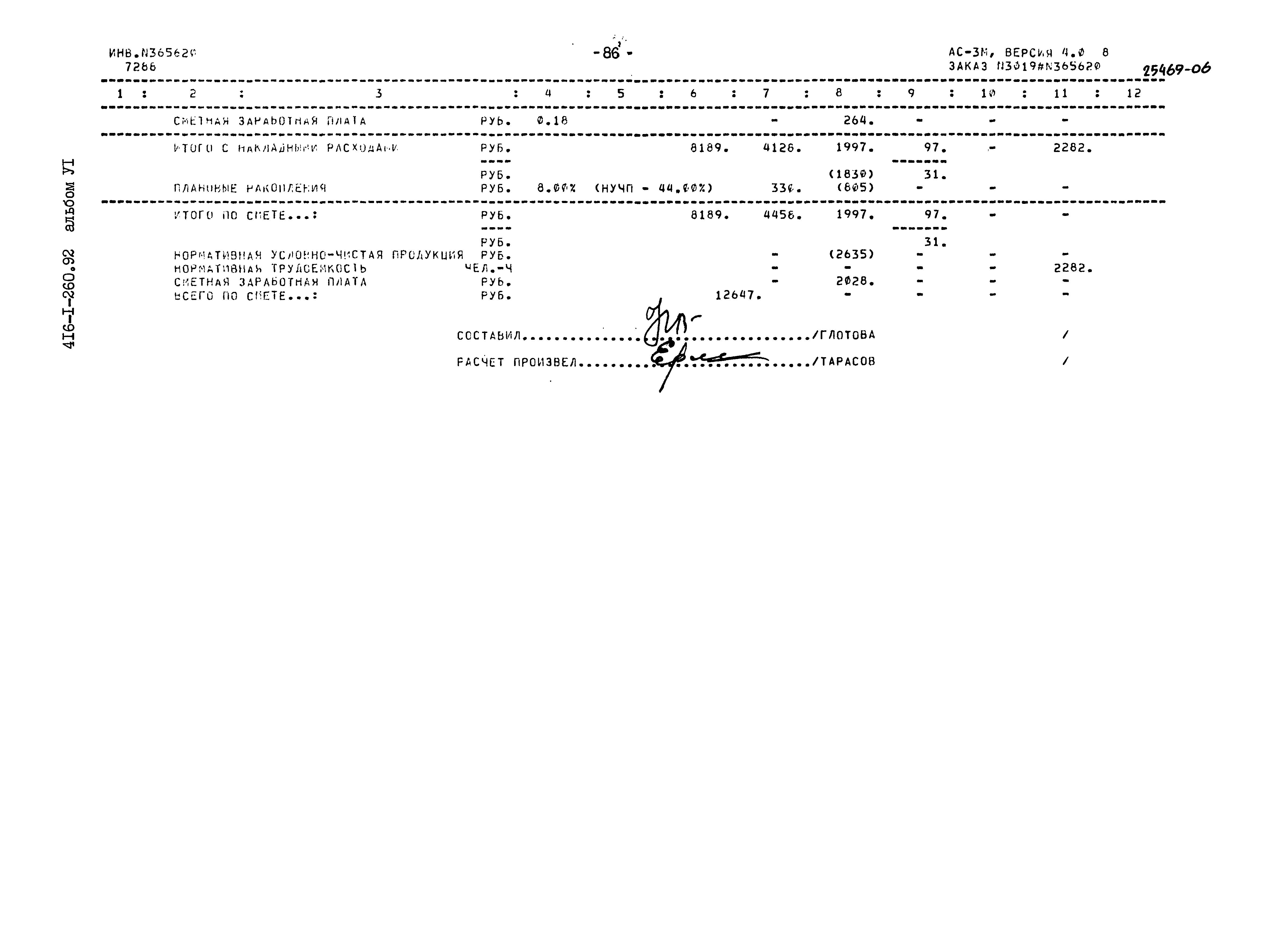 Типовой проект 416-1-260.92