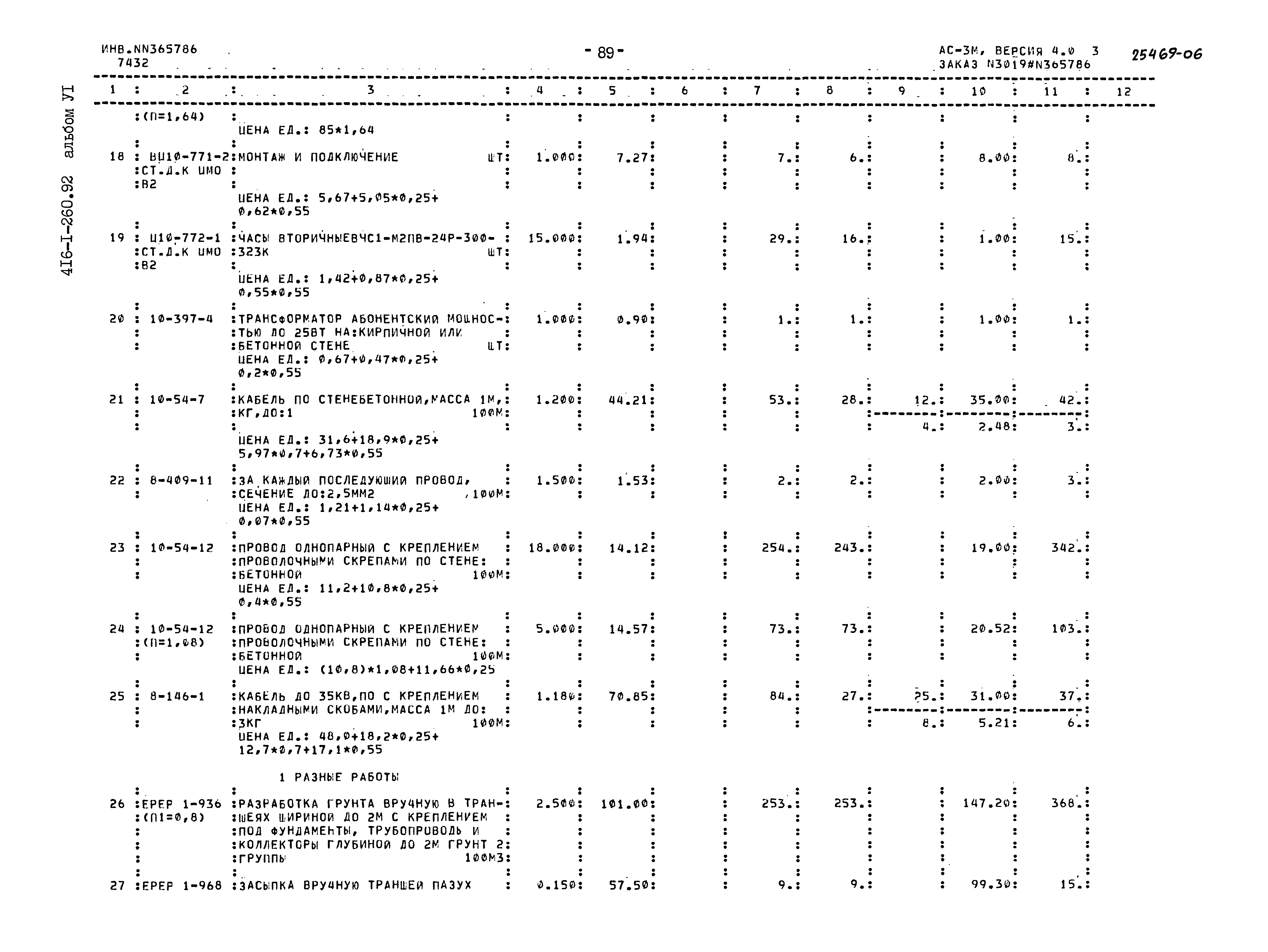 Типовой проект 416-1-260.92