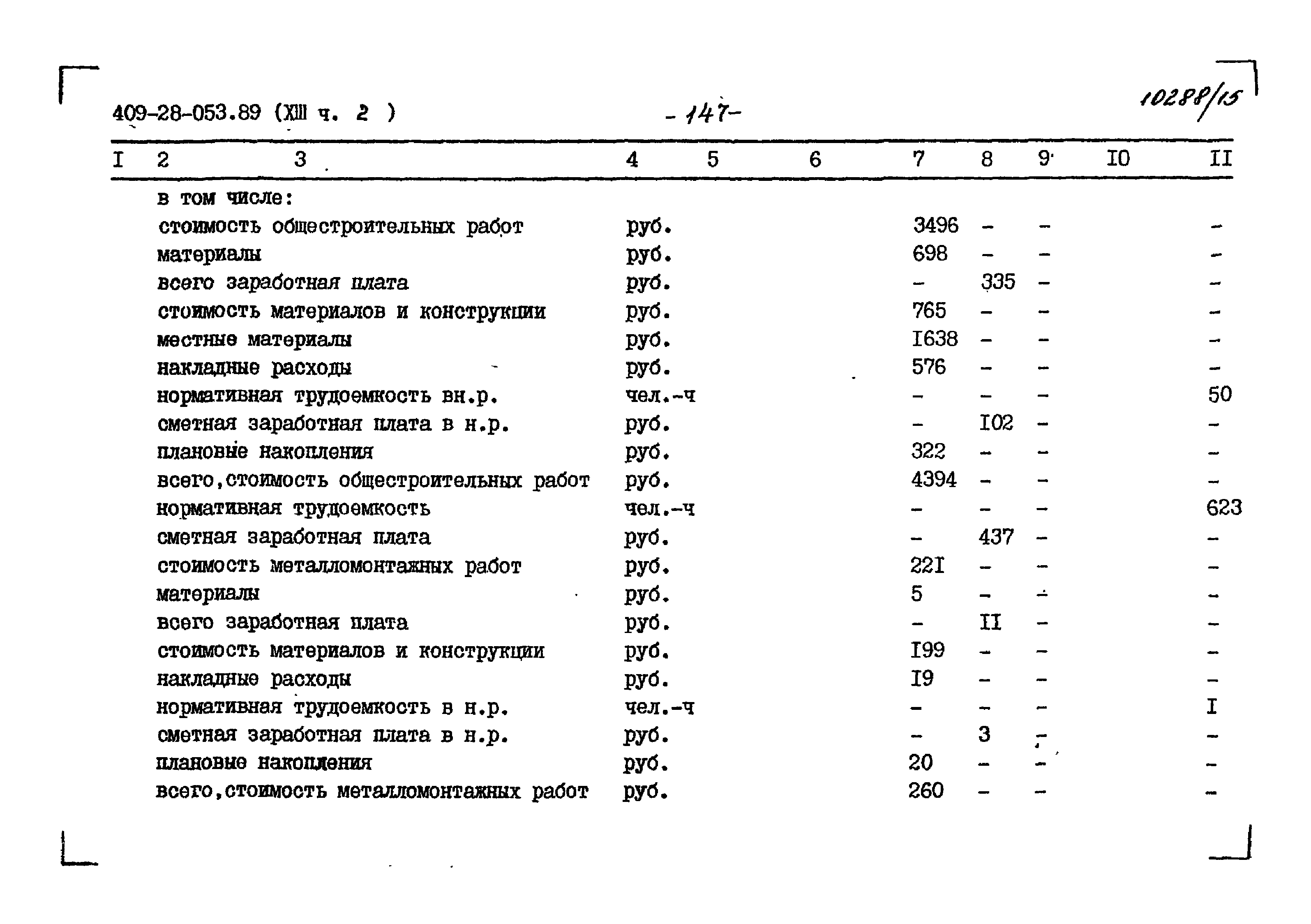 Типовые проектные решения 409-28-053.89