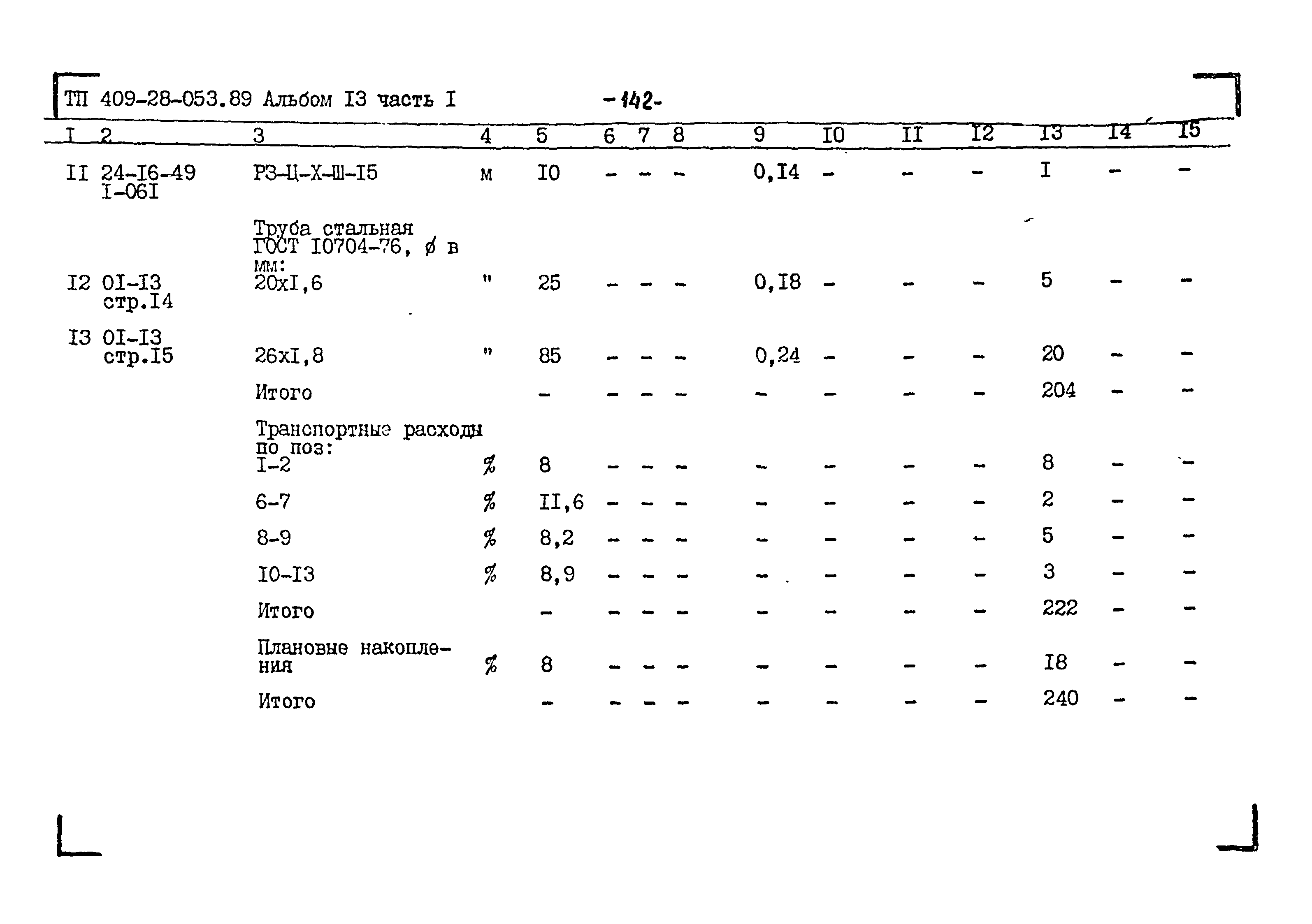 Типовые проектные решения 409-28-053.89