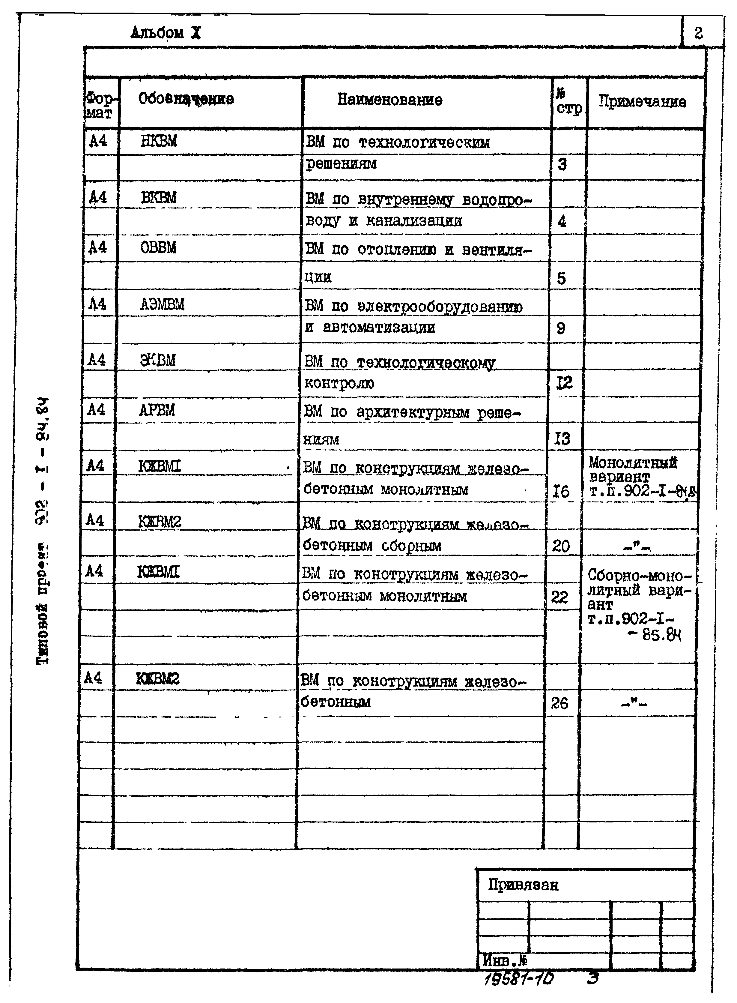 Типовой проект 902-1-84.84