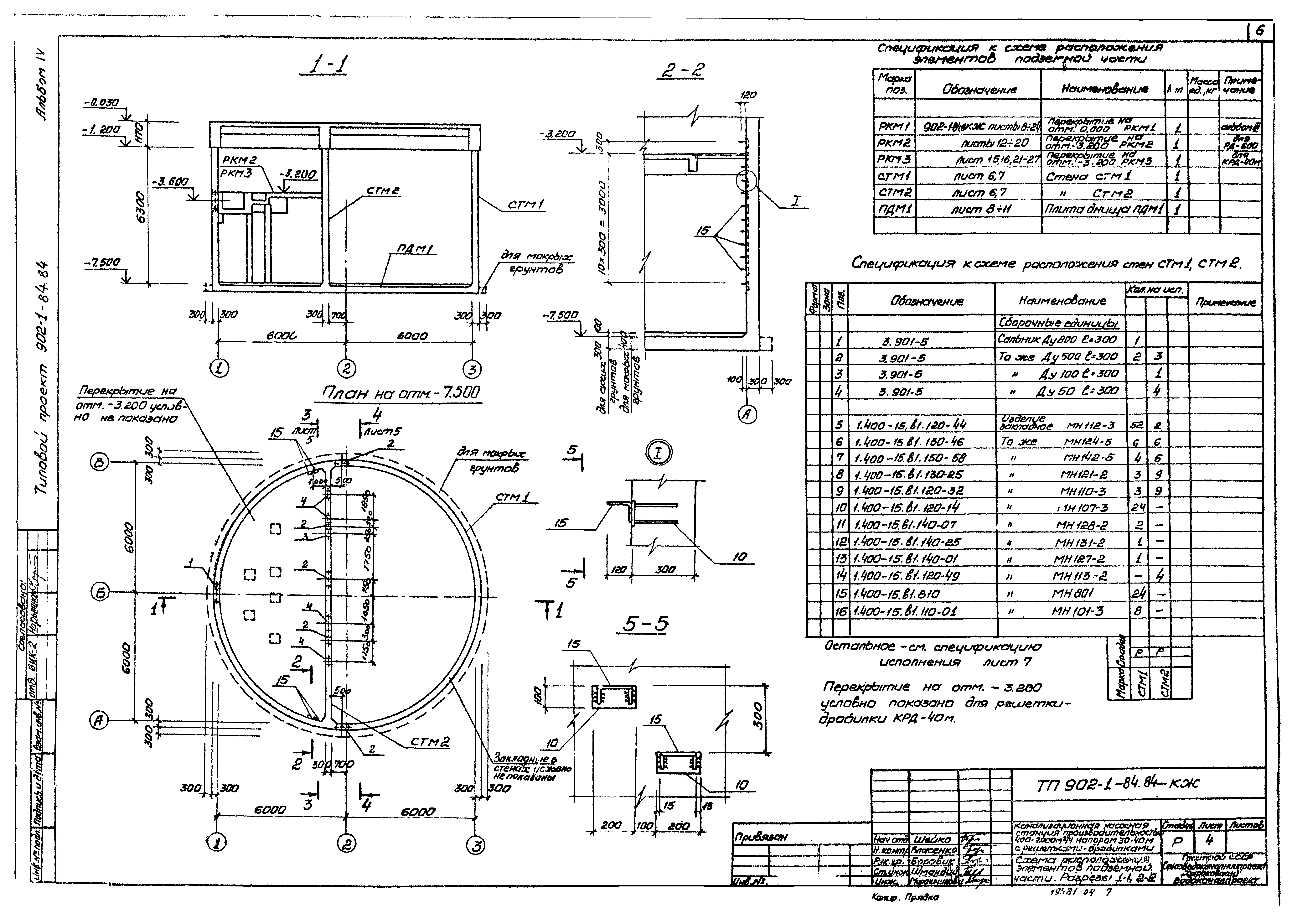 Типовой проект 902-1-84.84