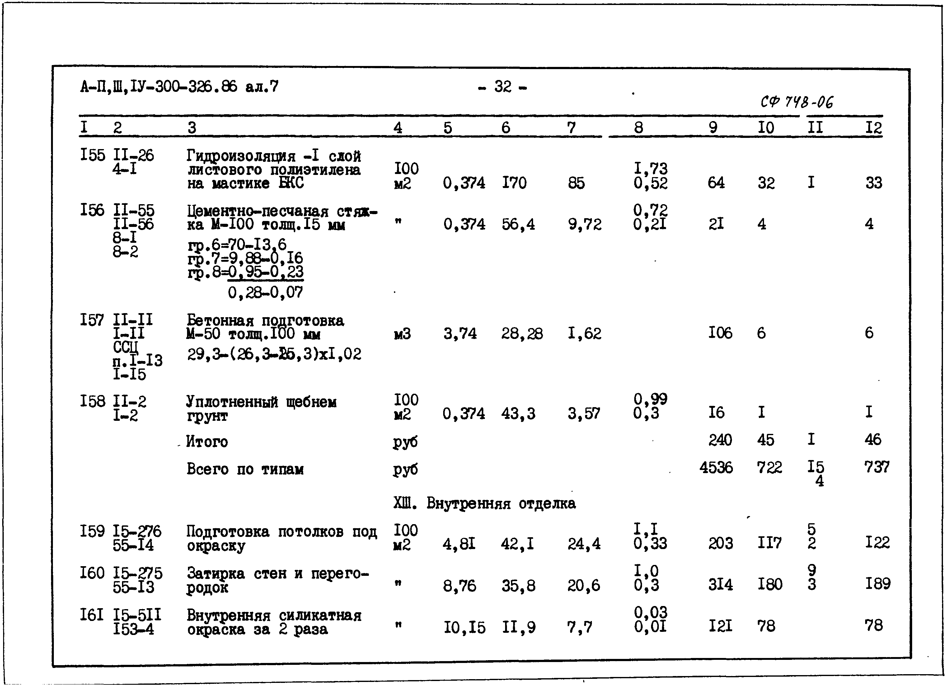 Типовой проект А-II,III,IV-300-326.86