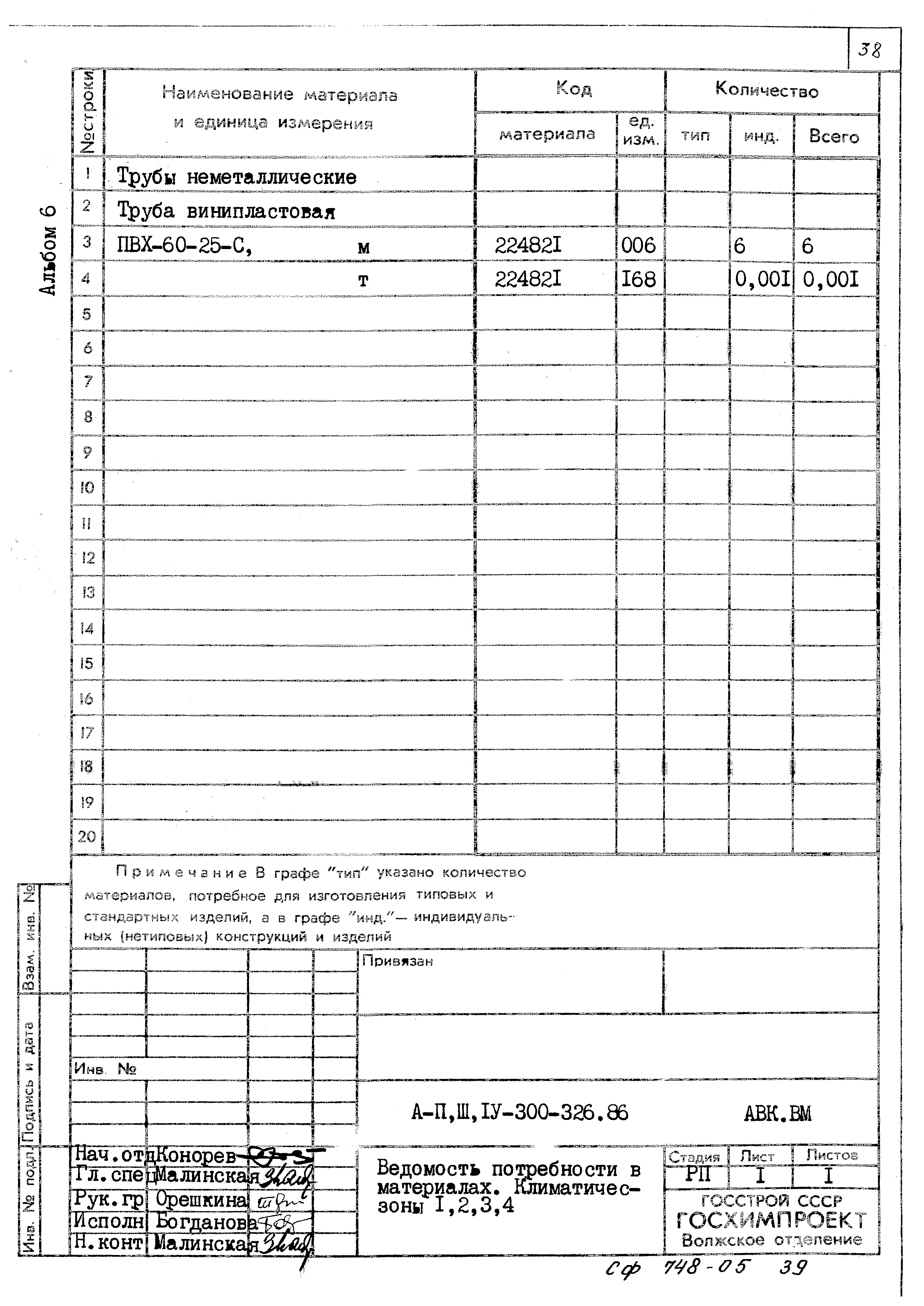 Типовой проект А-II,III,IV-300-326.86