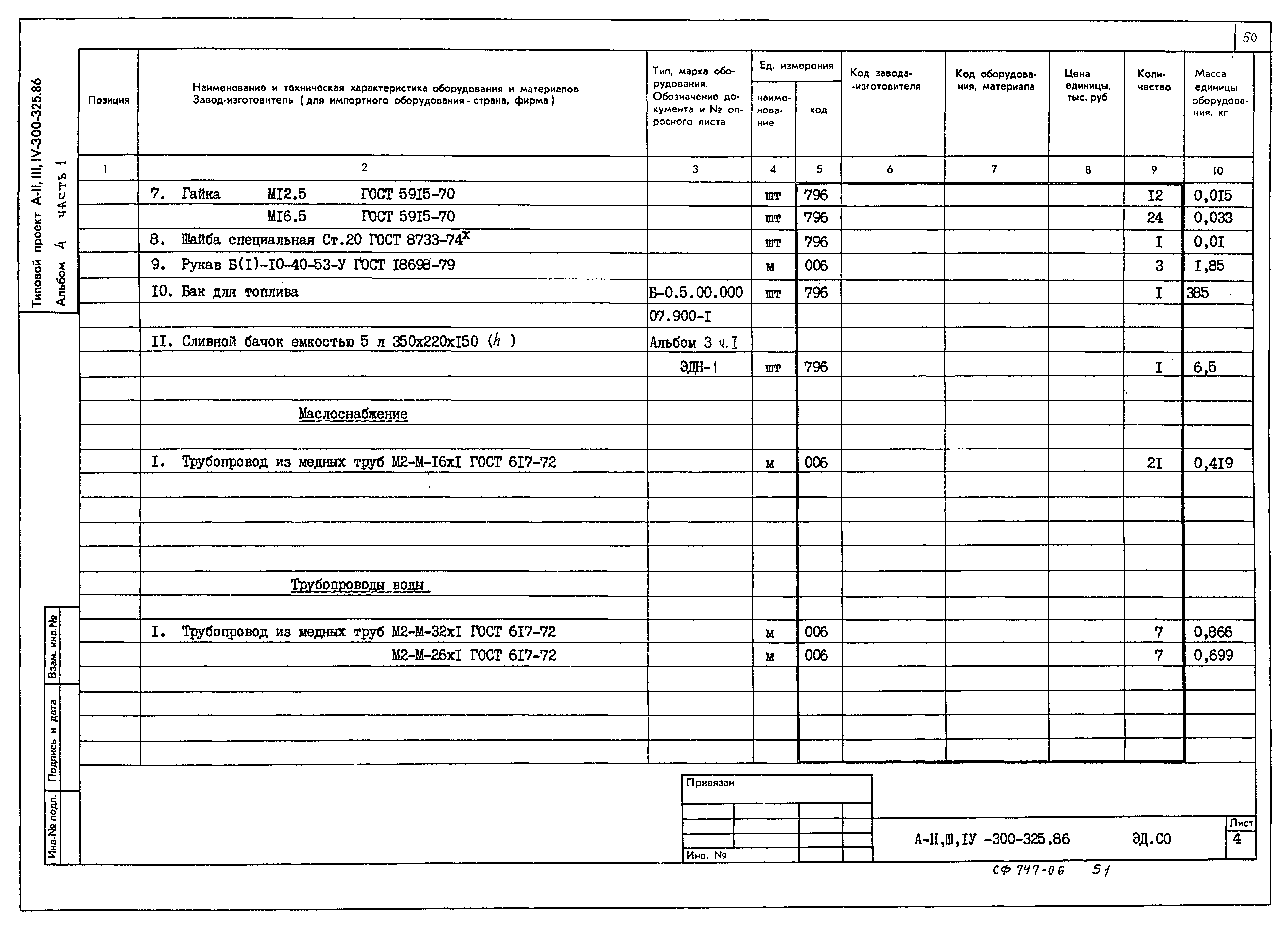 Типовой проект А-II,III,IV-300-326.86