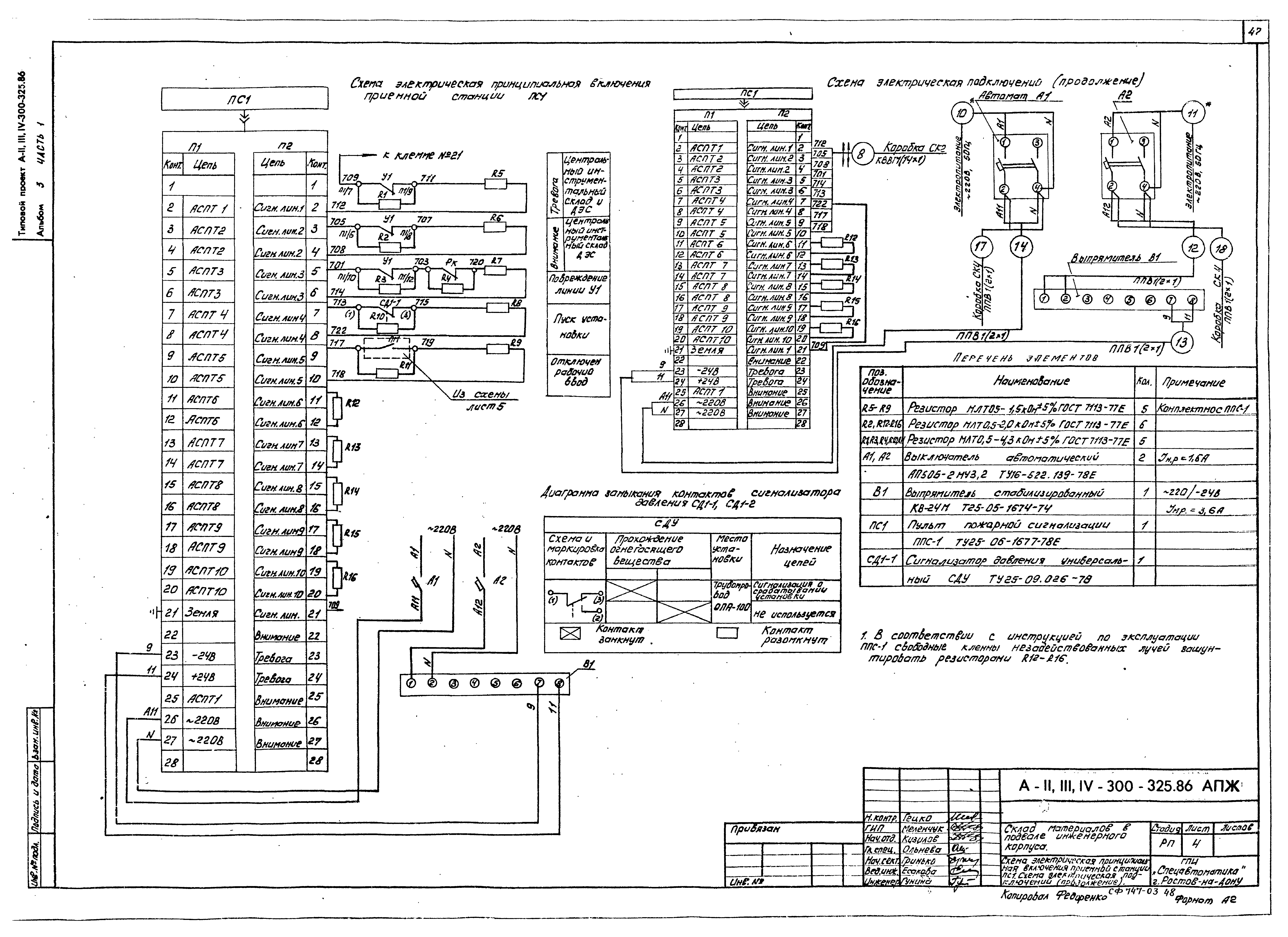 Типовой проект А-II,III,IV-300-325.86