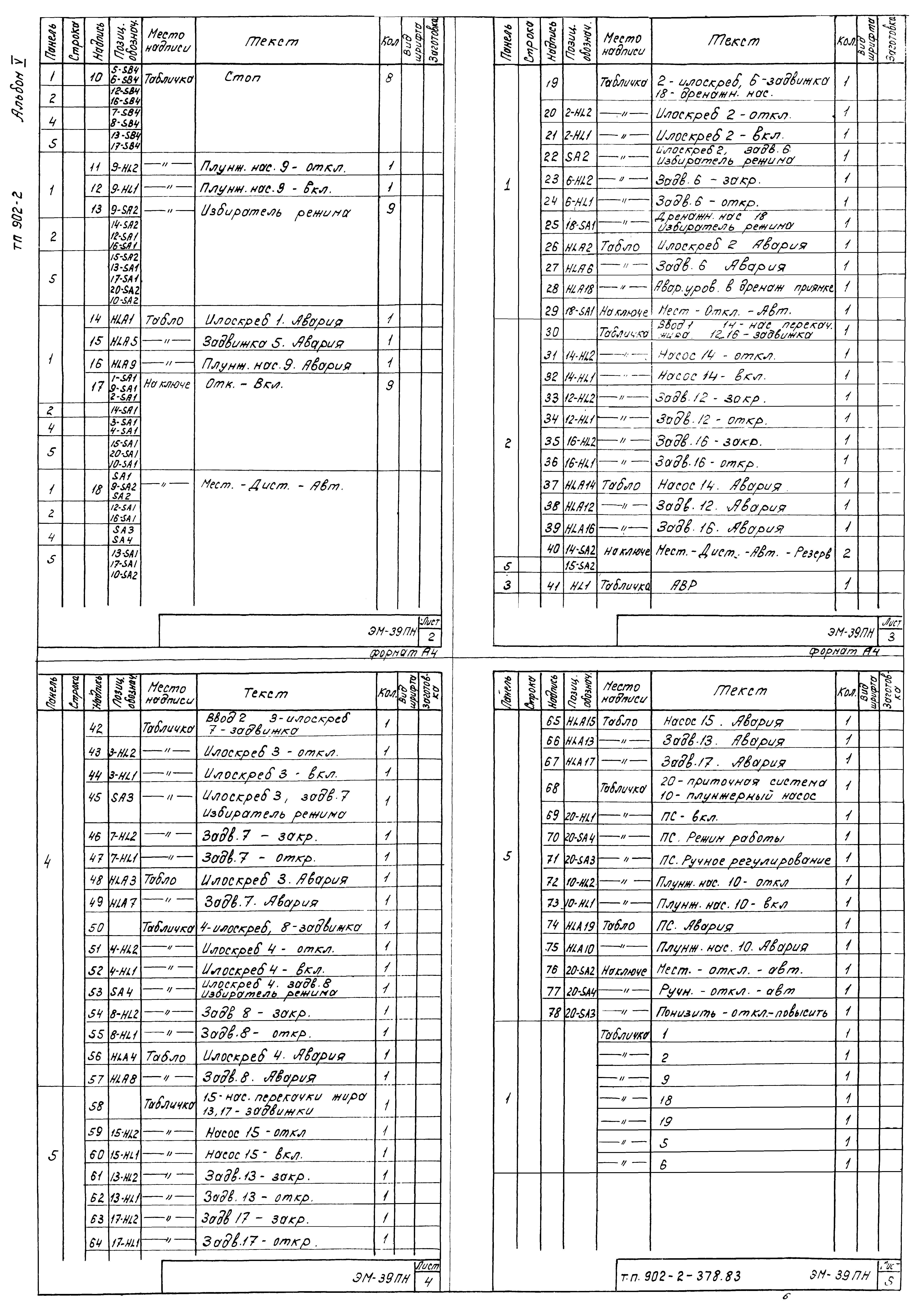 Типовой проект 902-2-378.83