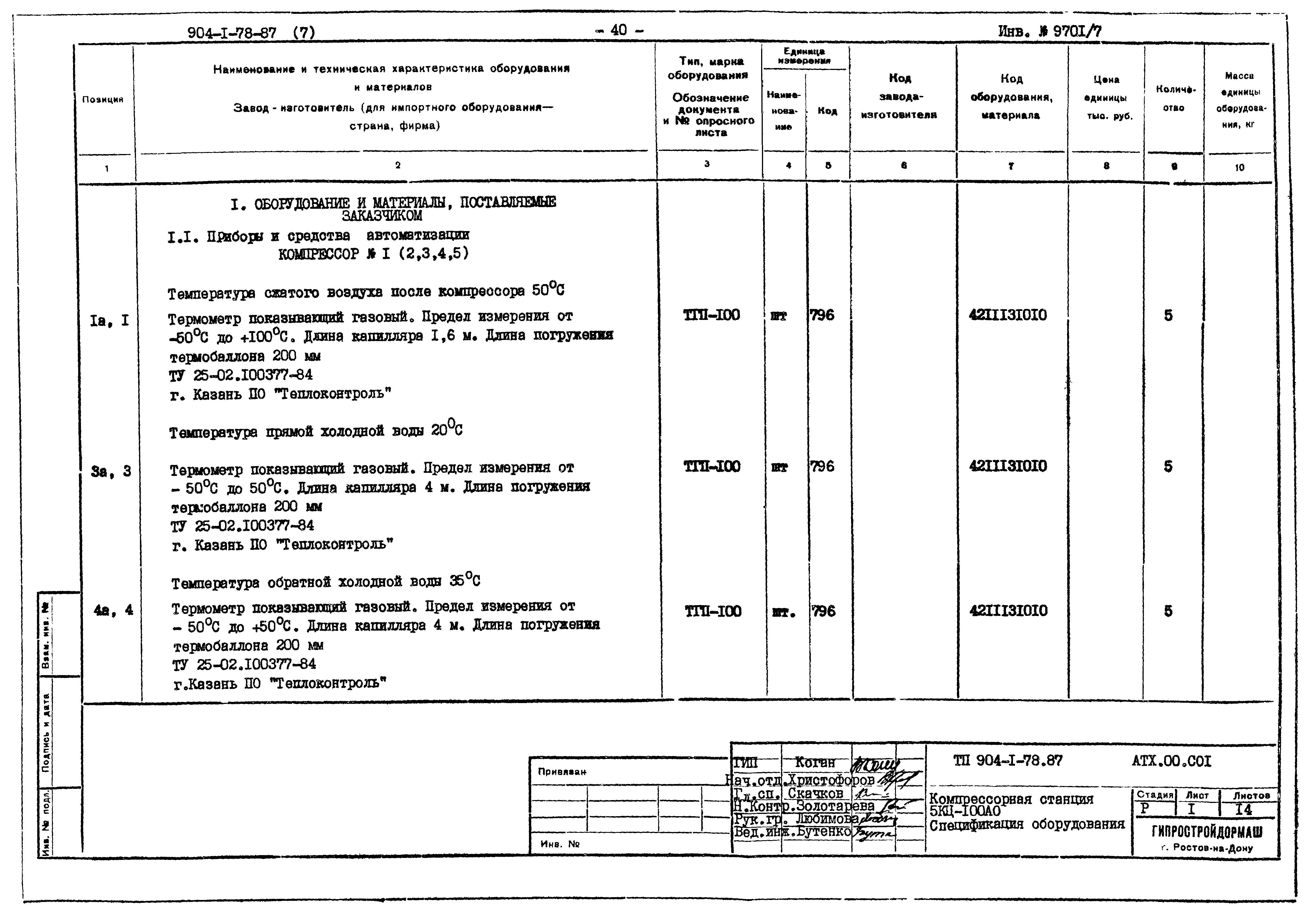Типовой проект 904-1-78.87
