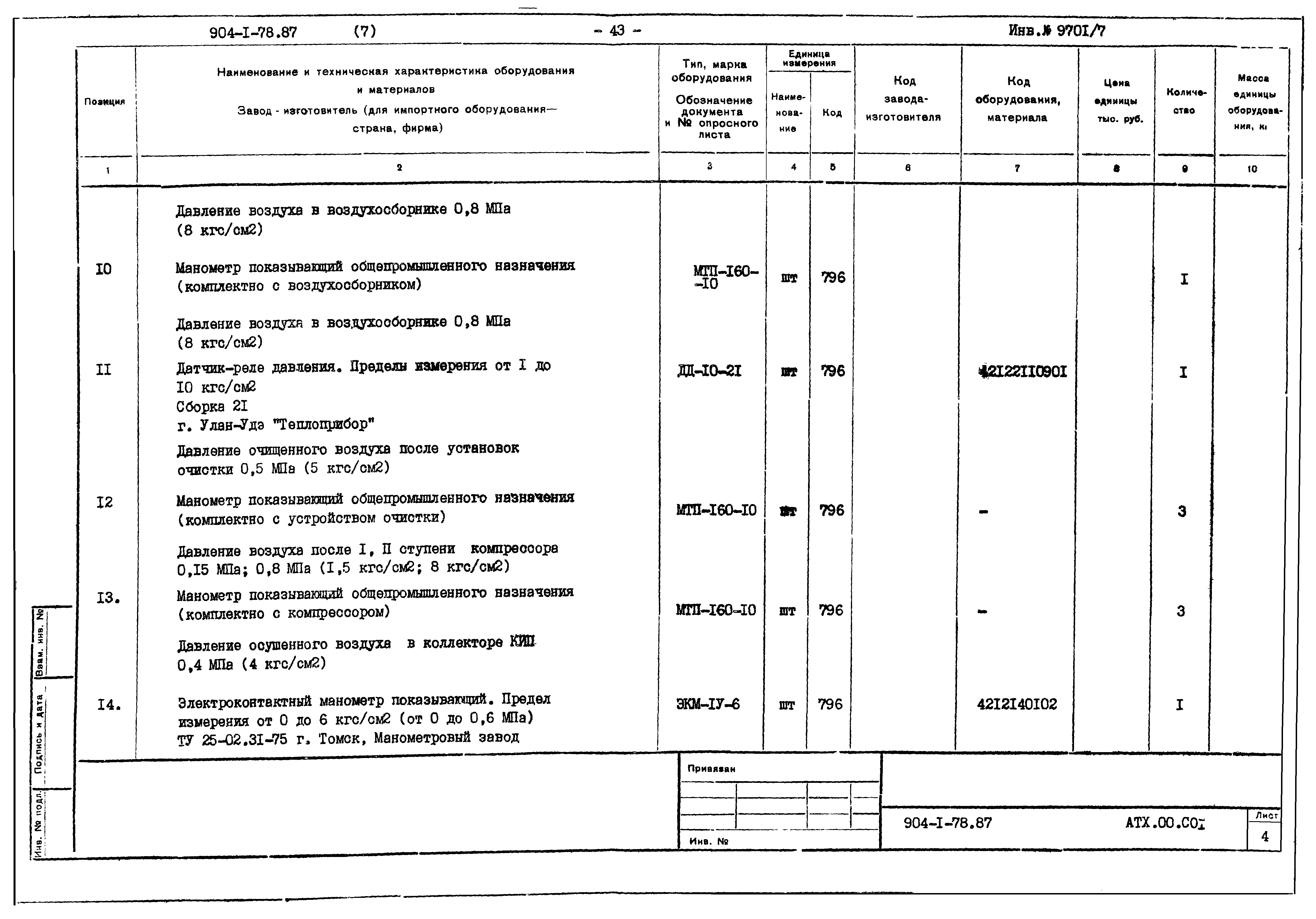 Типовой проект 904-1-78.87