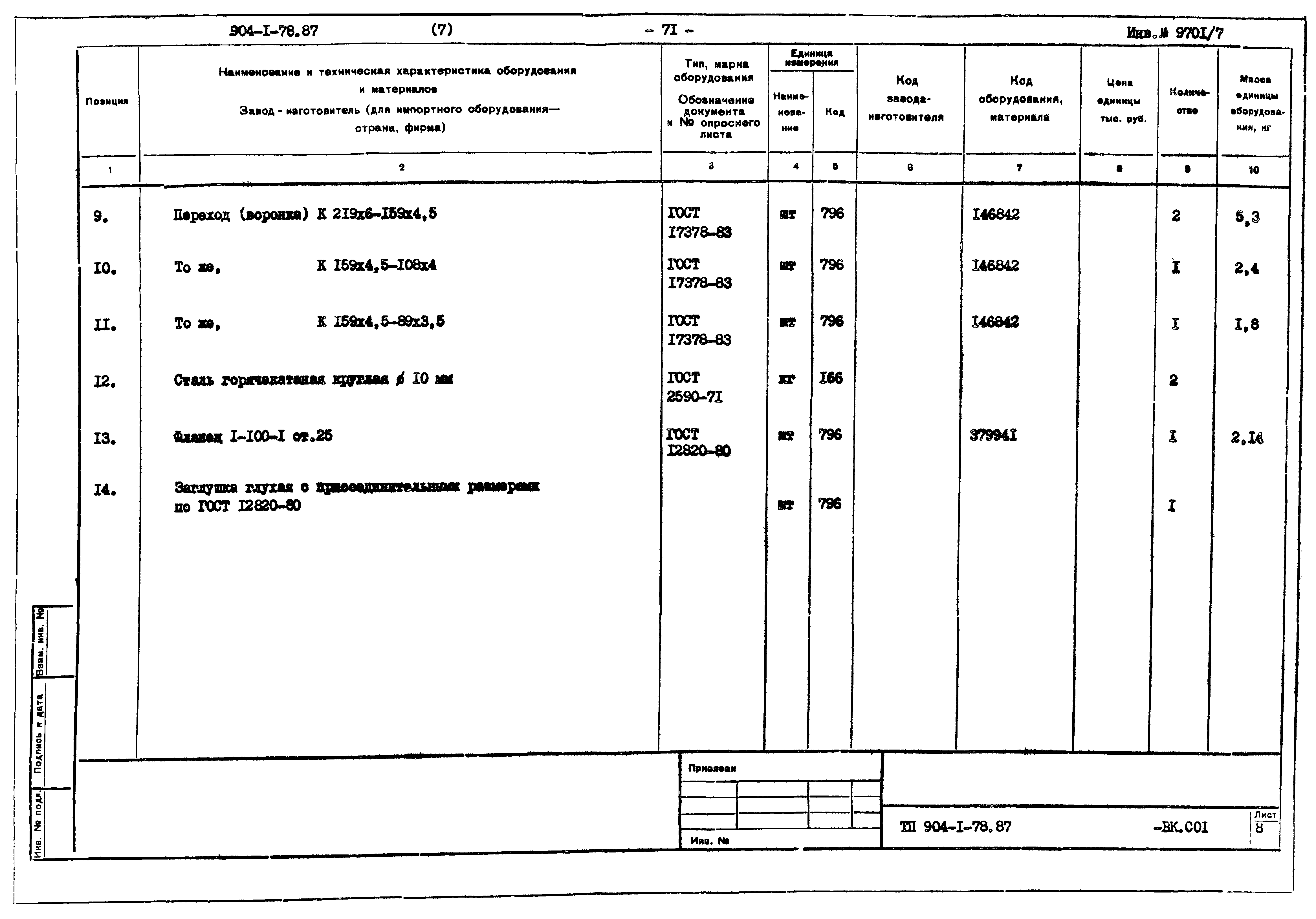 Типовой проект 904-1-78.87