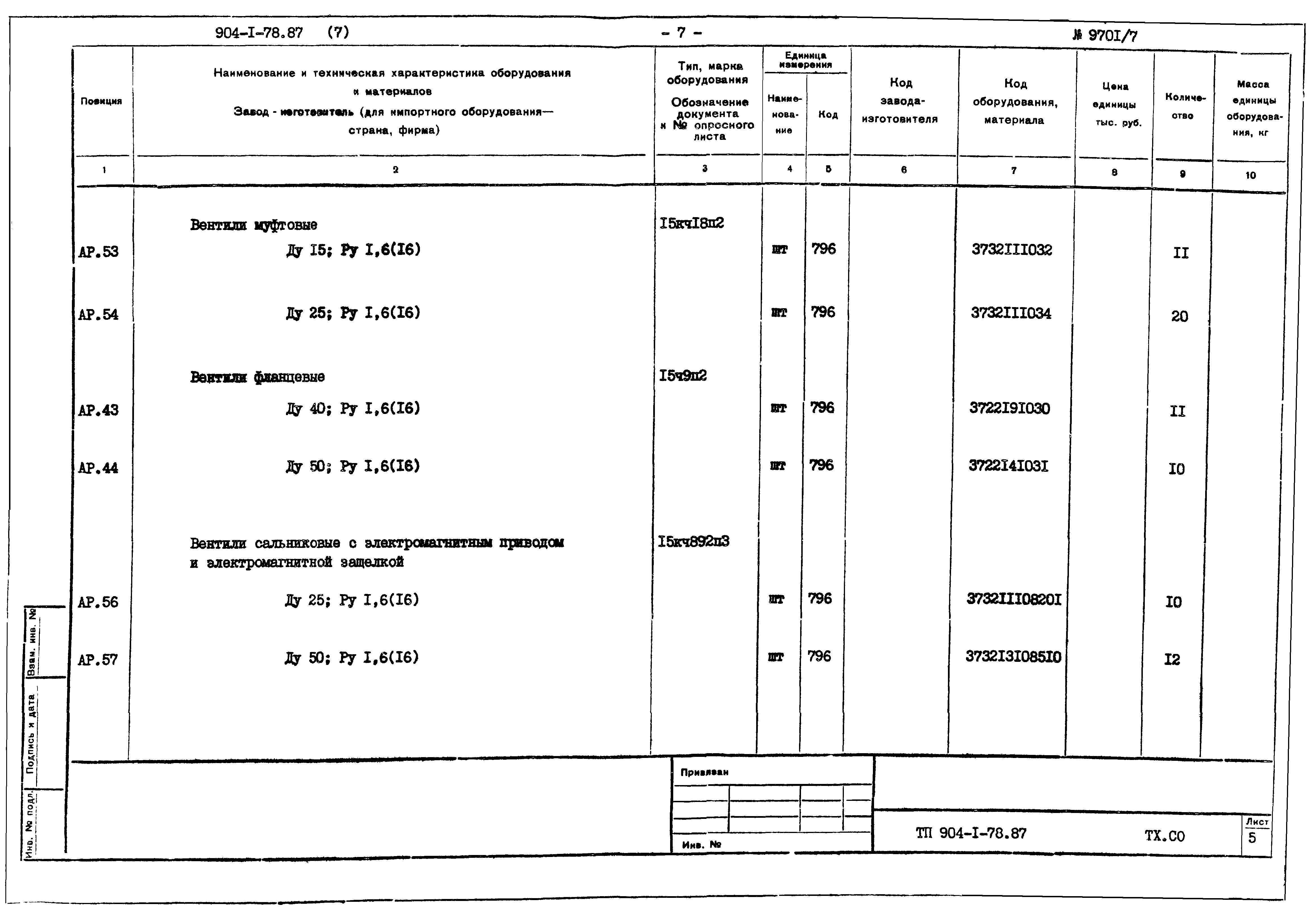 Типовой проект 904-1-78.87