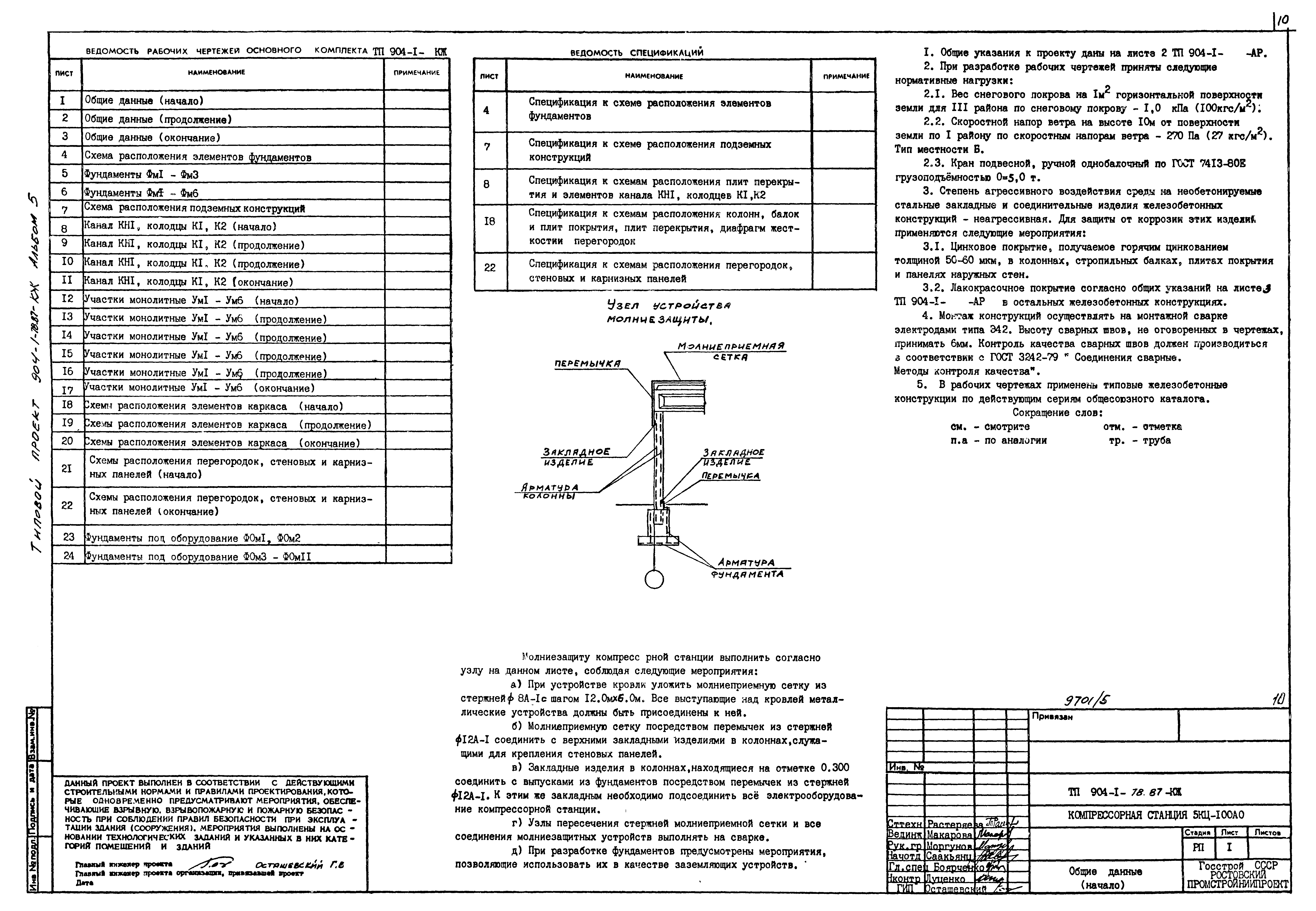 Типовой проект 904-1-78.87