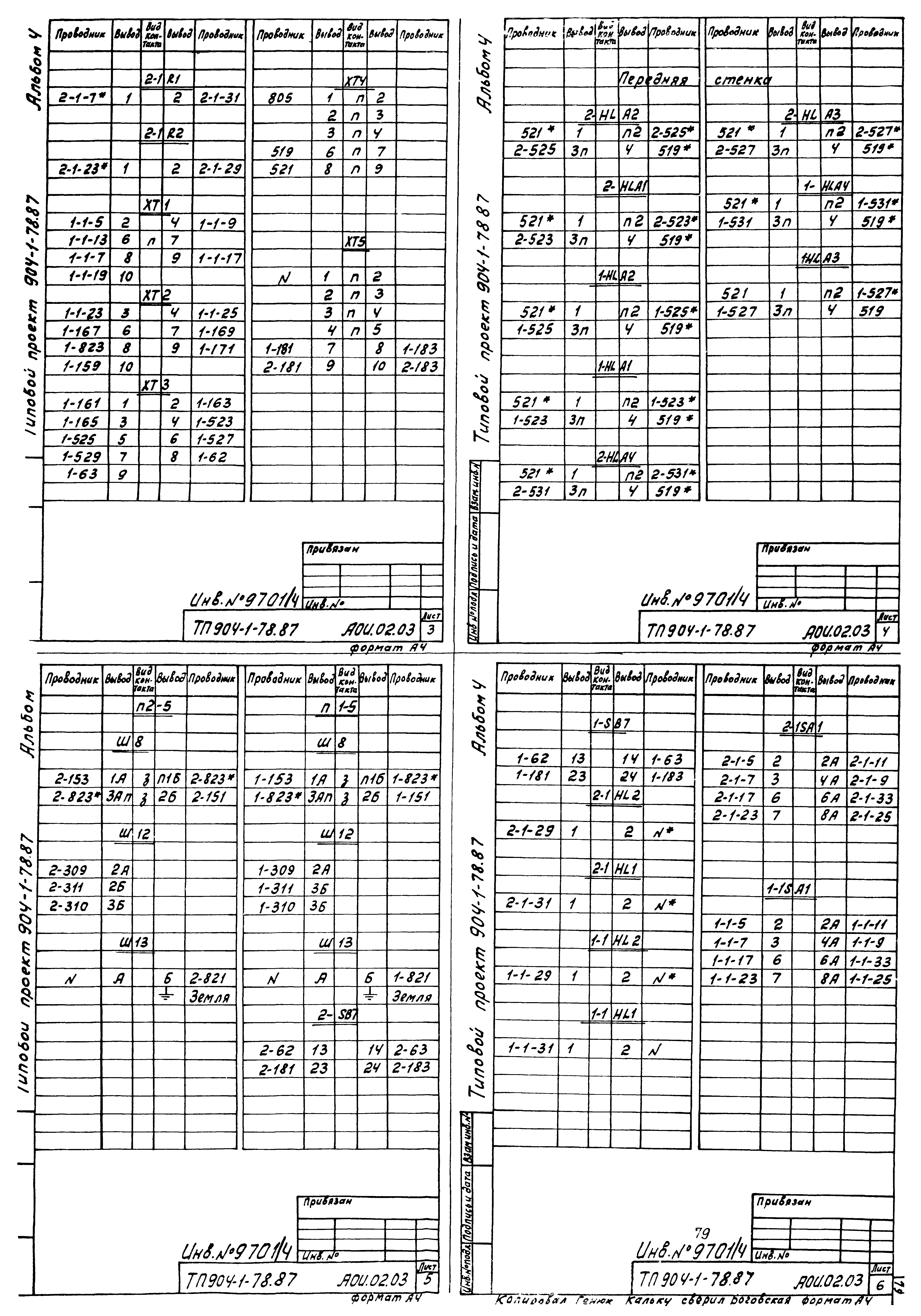 Типовой проект 904-1-78.87