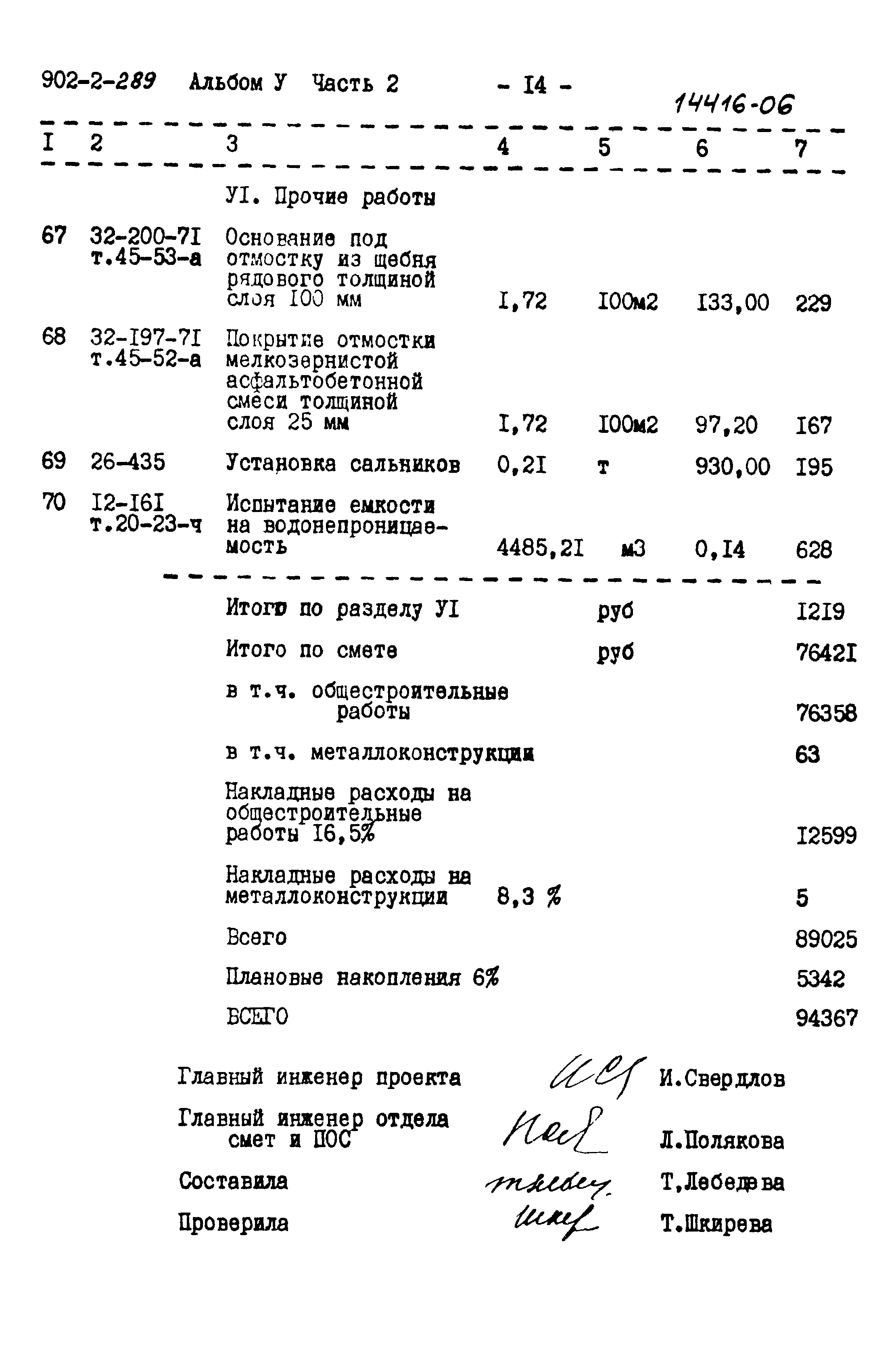 Типовой проект 902-2-289