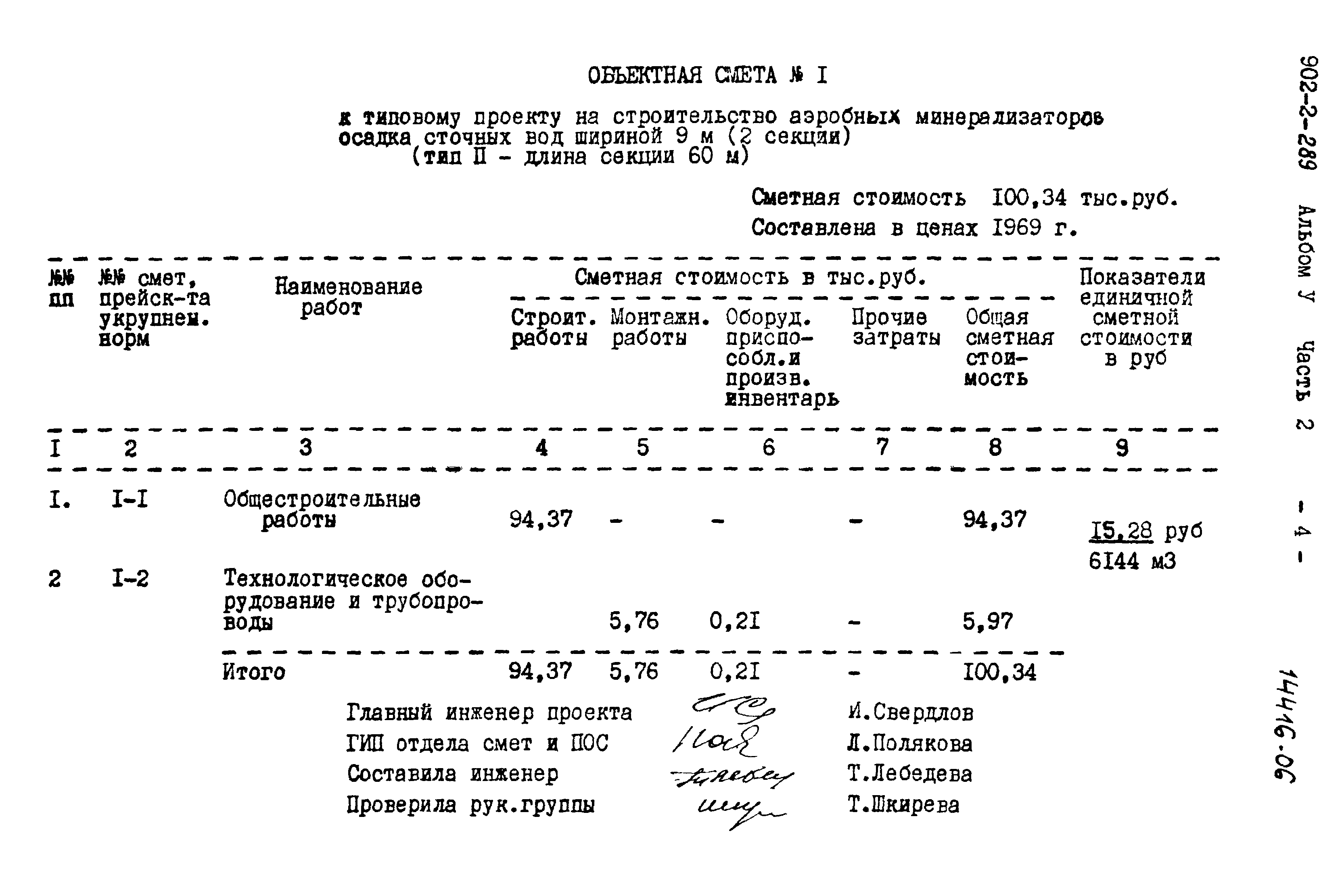 Типовой проект 902-2-289