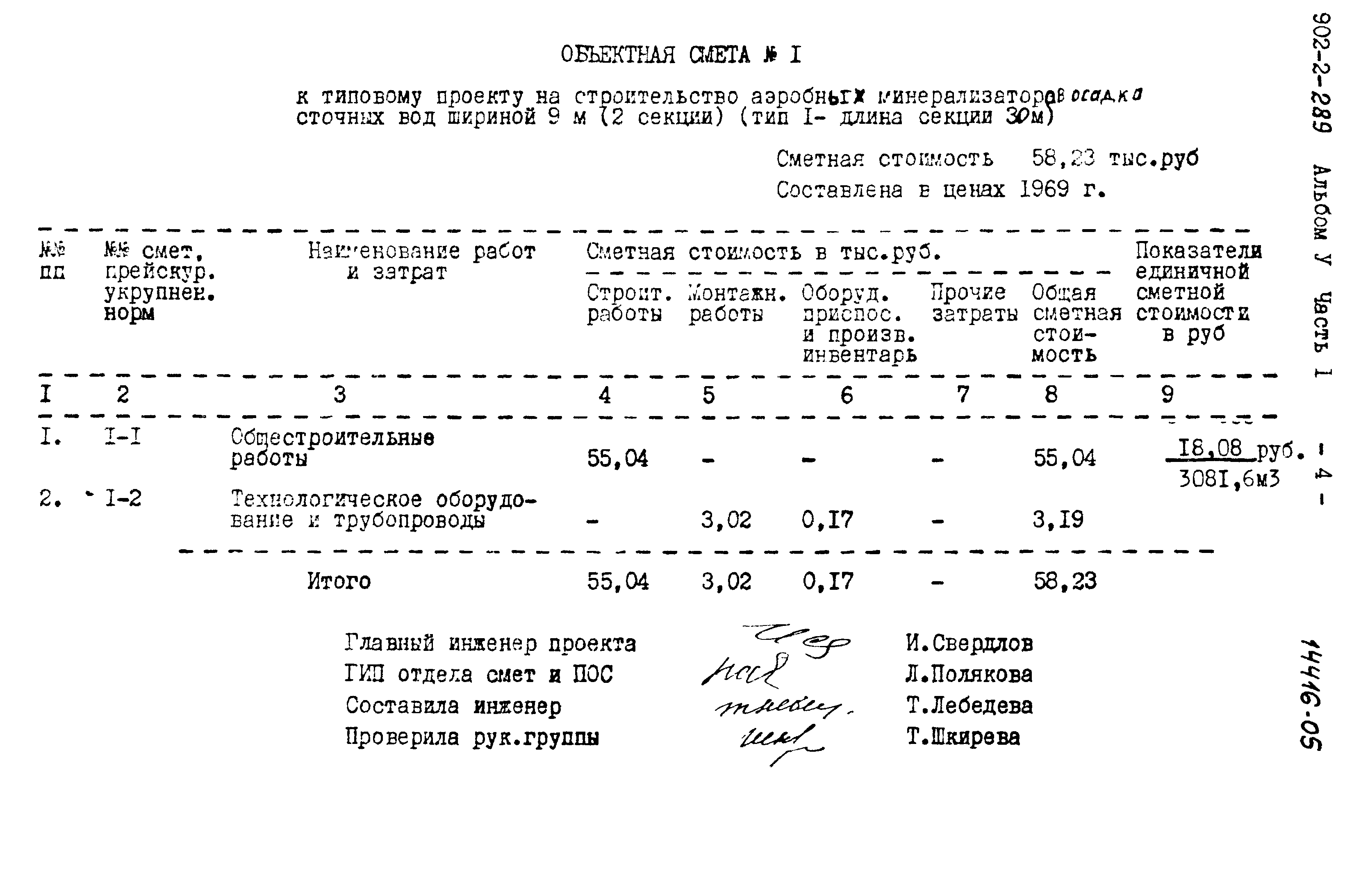 Типовой проект 902-2-289