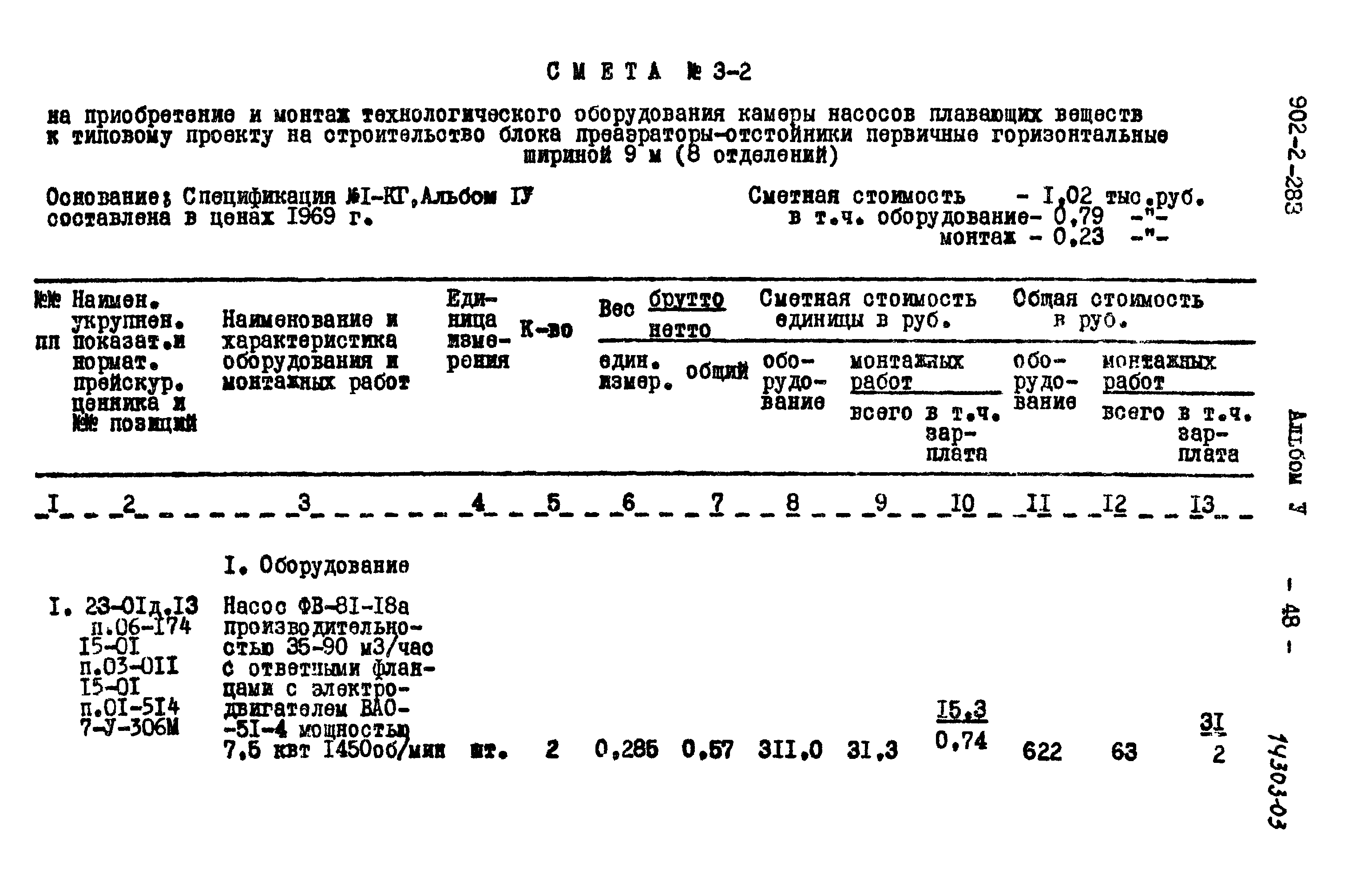 Типовой проект 902-2-283