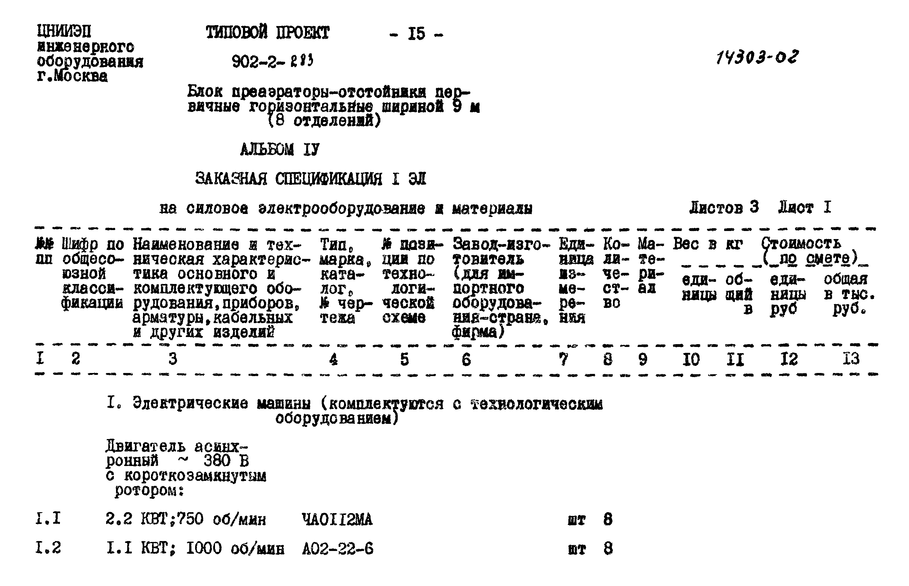 Типовой проект 902-2-283