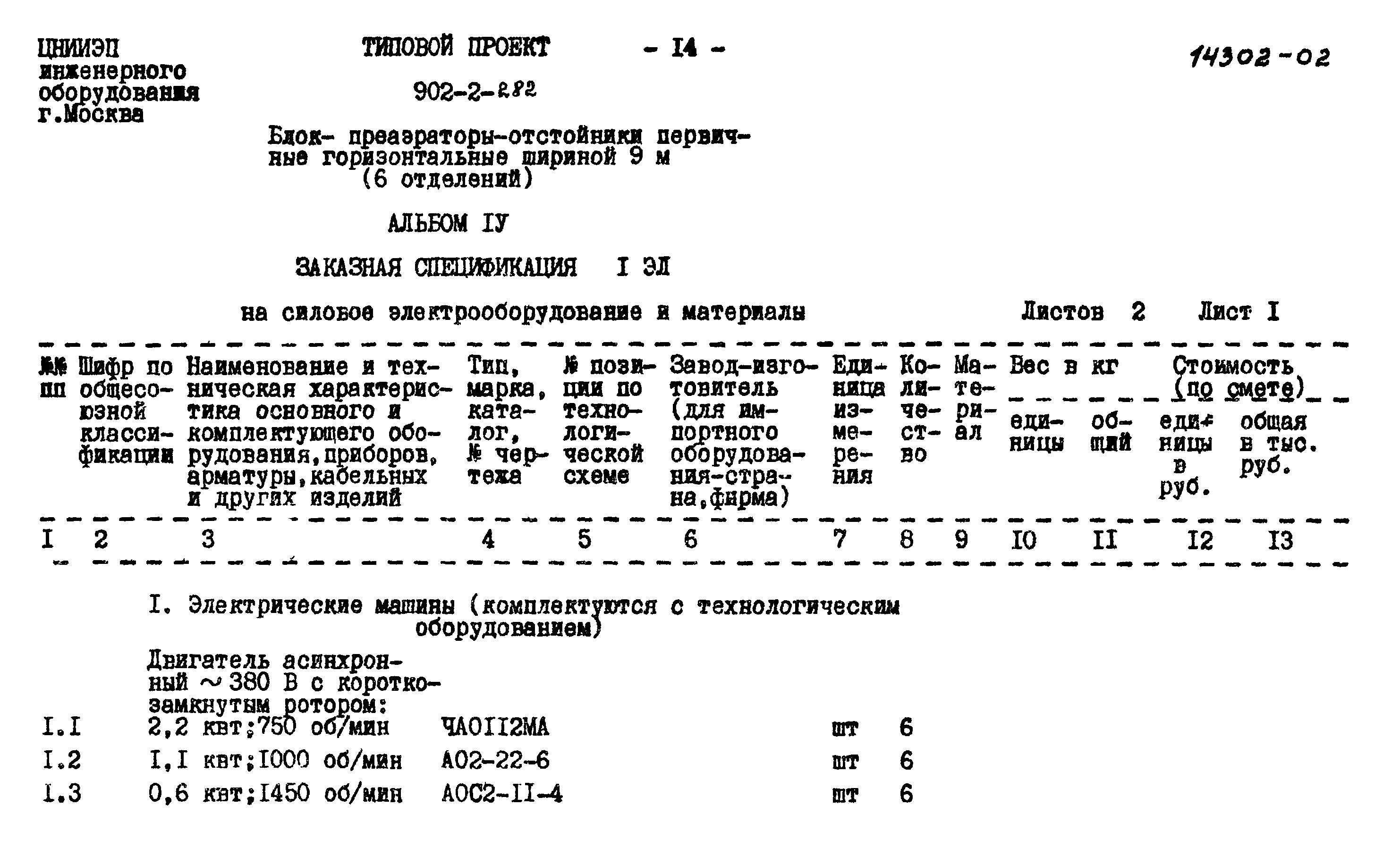 Типовой проект 902-2-282
