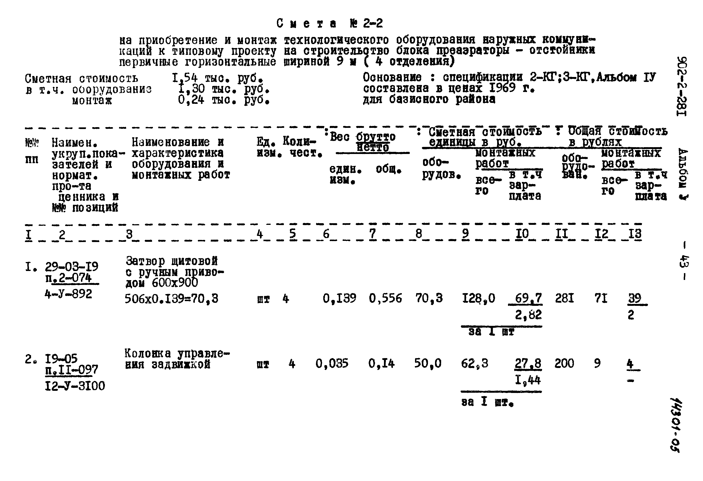 Типовой проект 902-2-281