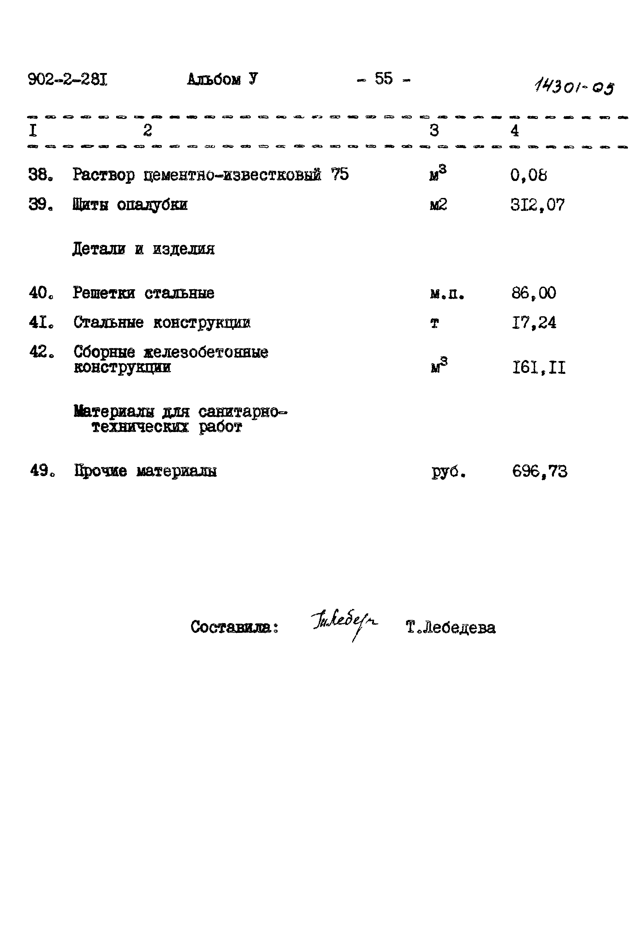 Типовой проект 902-2-281