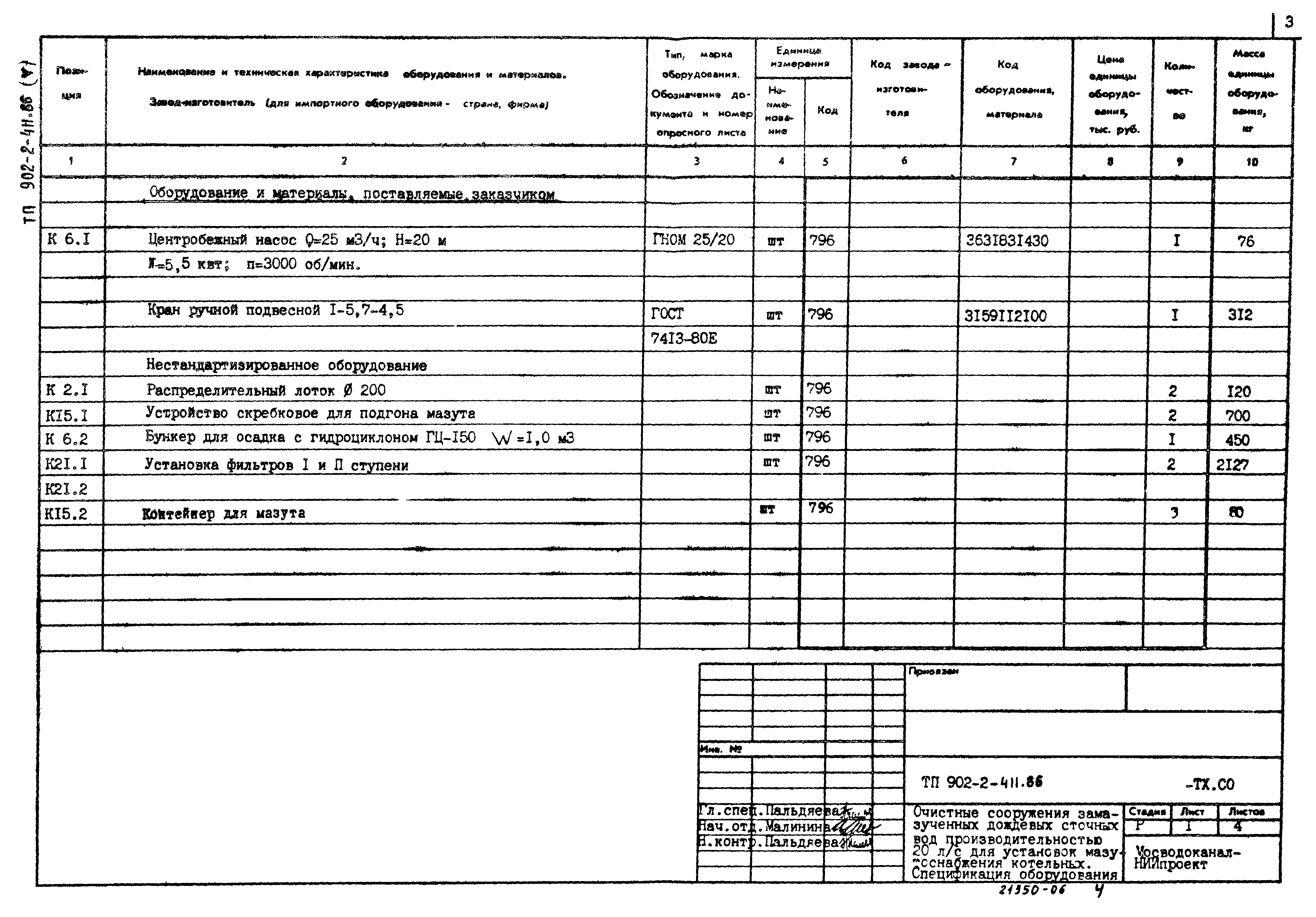 Типовой проект 902-2-411.86