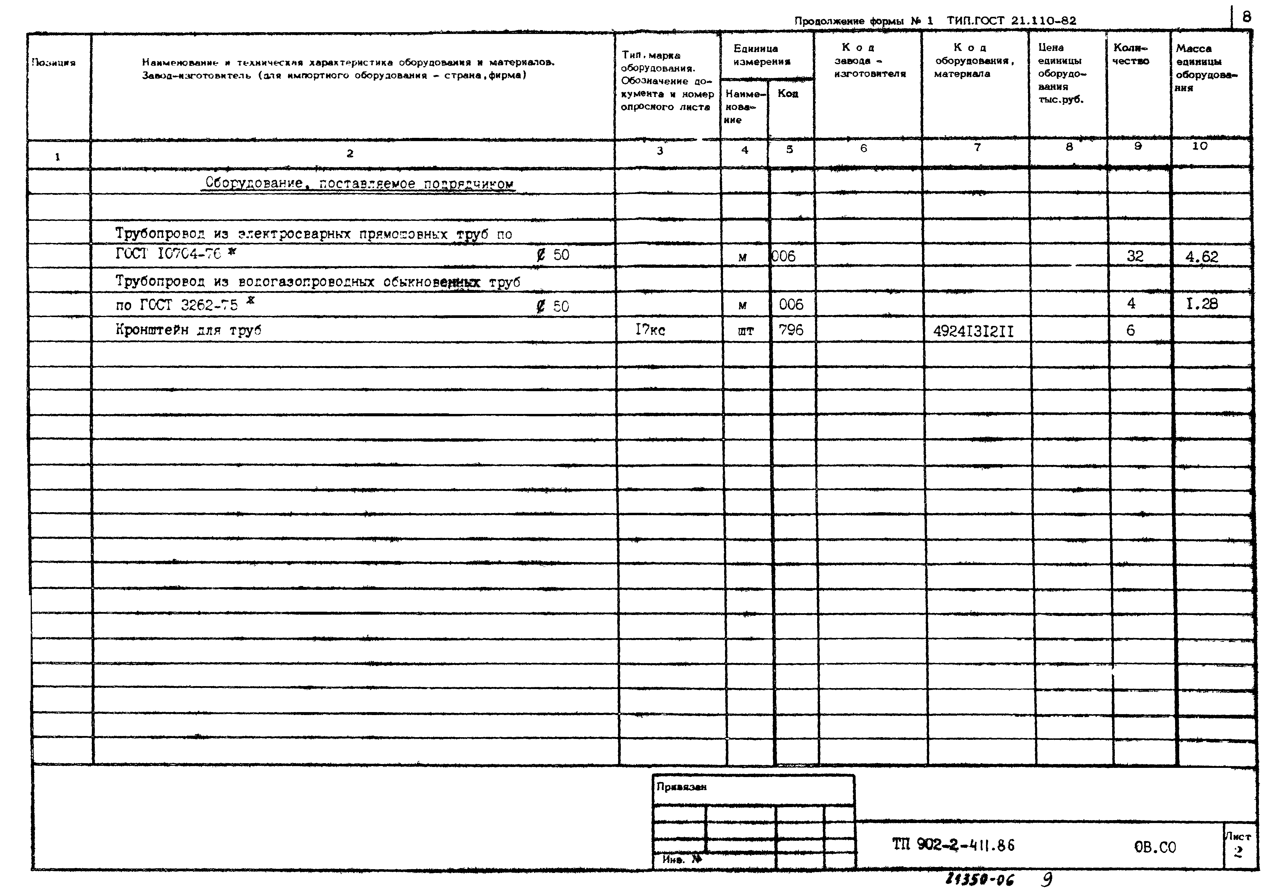 Типовой проект 902-2-411.86