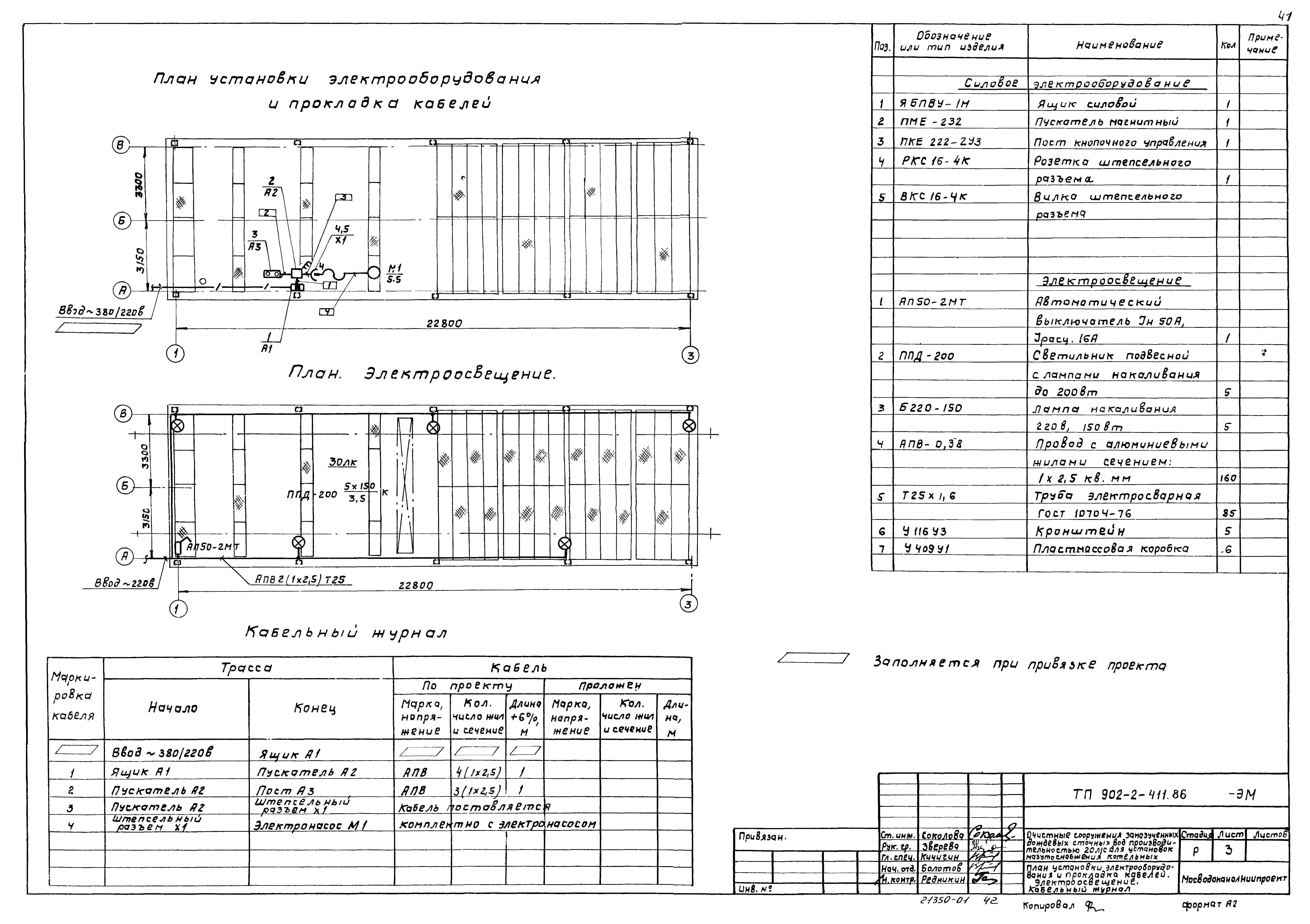 Типовой проект 902-2-411.86