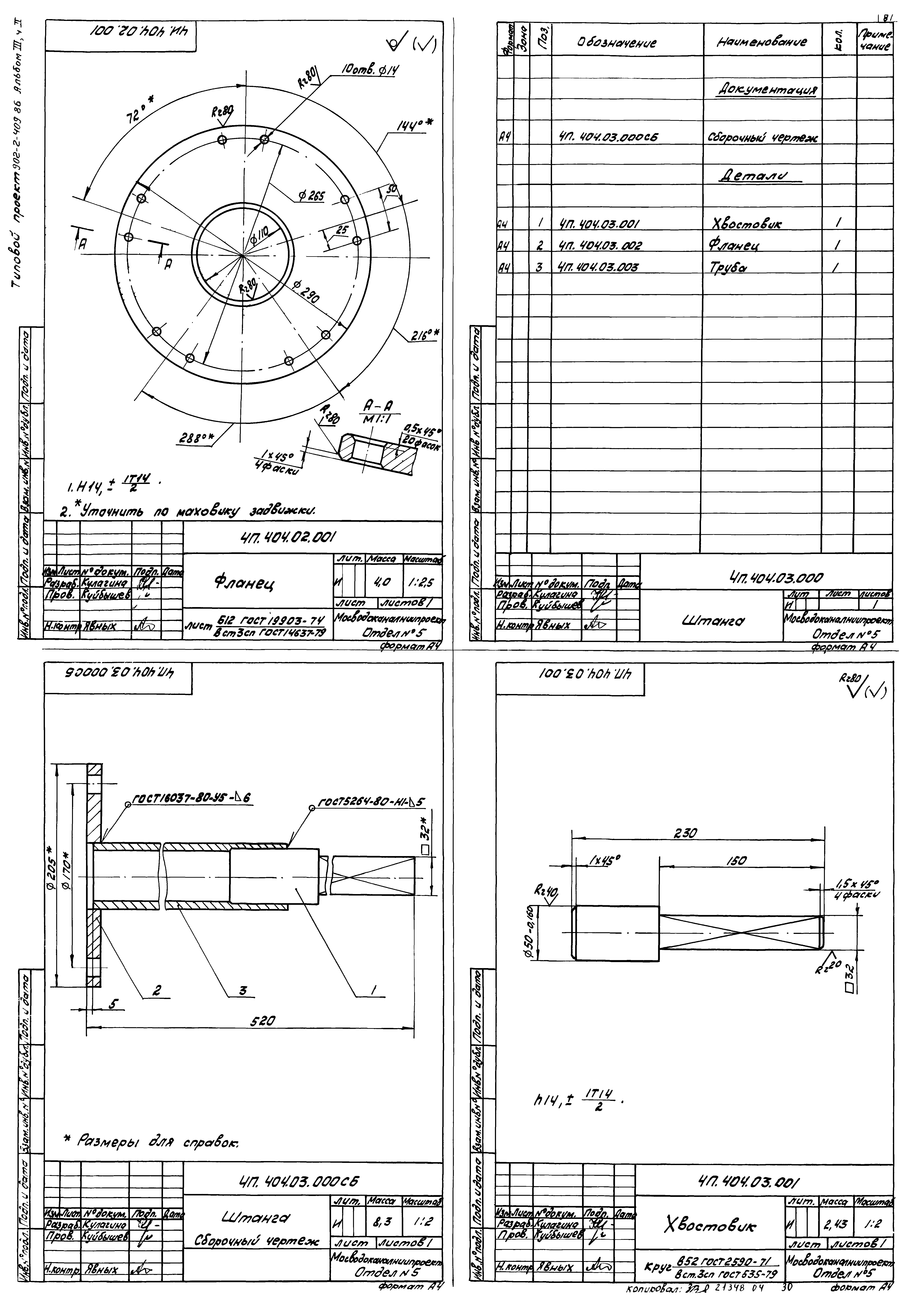 Типовой проект 902-2-410.86